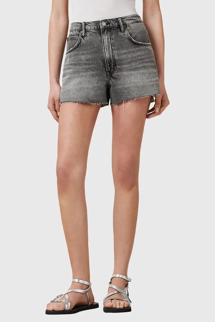 джинсовые шорты TATE - фото 2