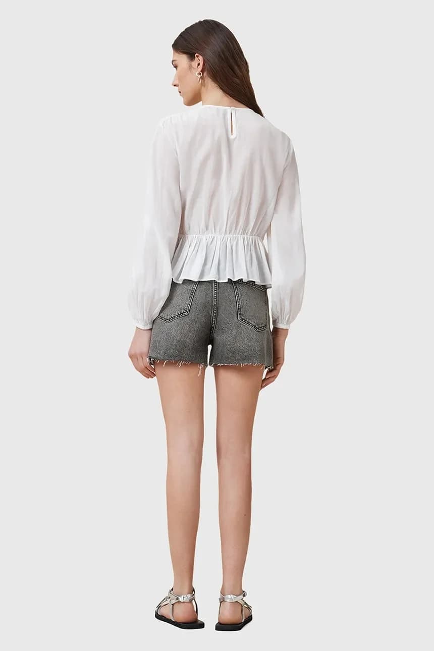 джинсовые шорты TATE - фото 6