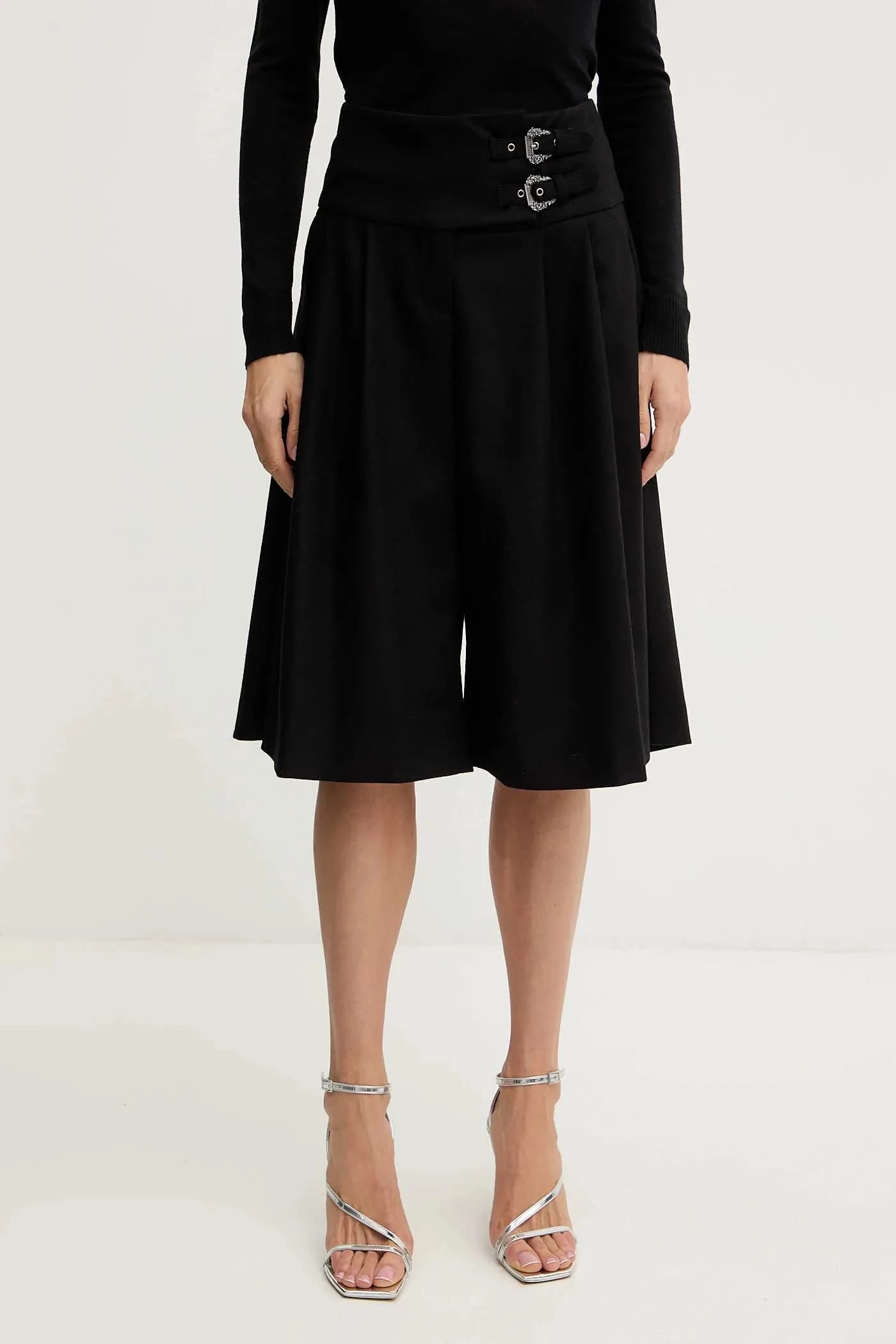 Шорты из смесовой шерсти