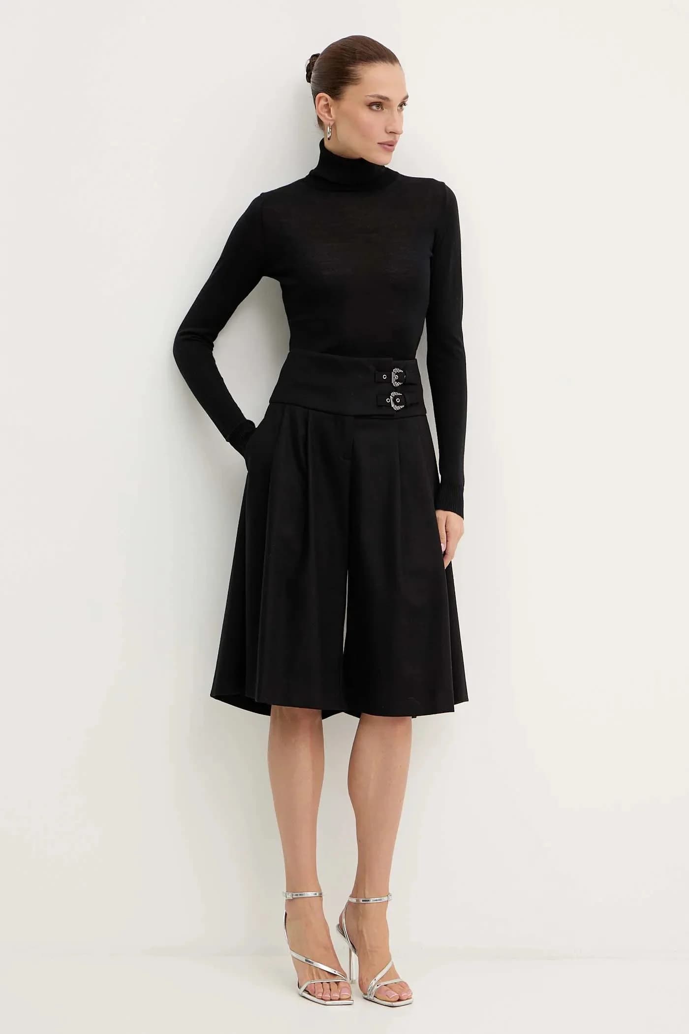 Шорты из смесовой шерсти - фото 2