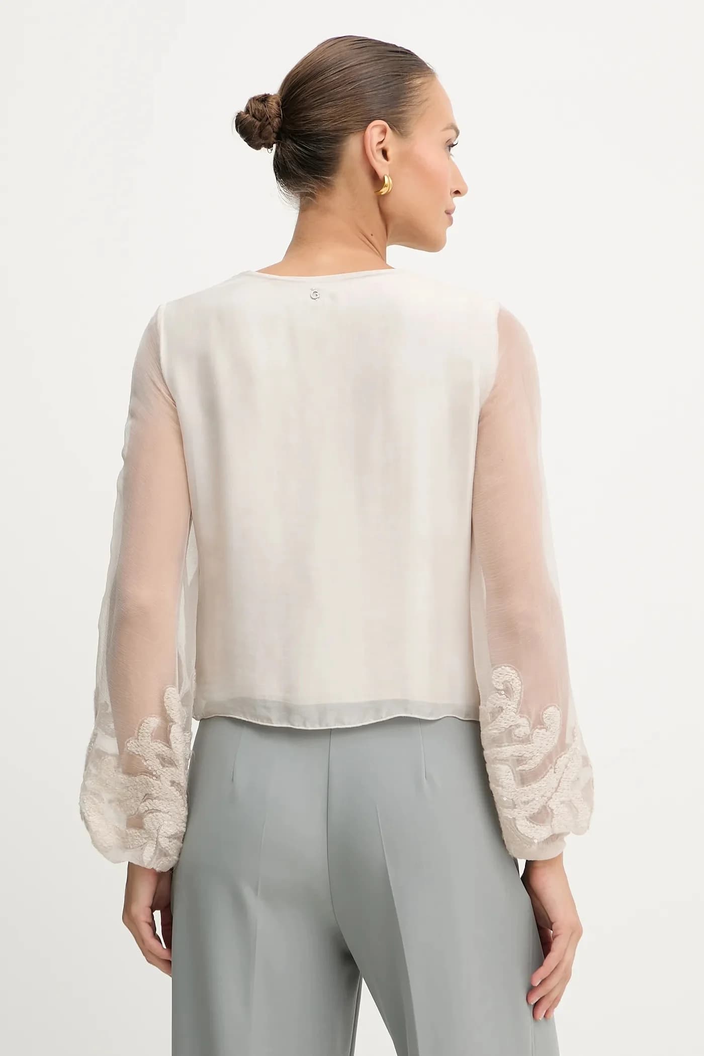 блузка CAMILLA из смесового шелка - фото 3