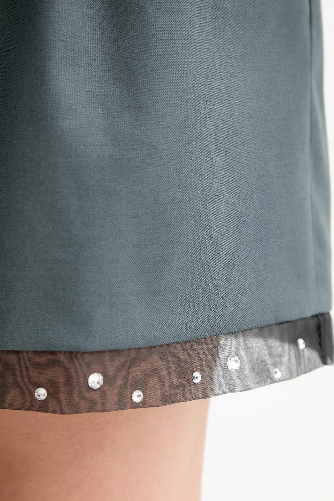 Шорты из смесовой шерсти - фото 4