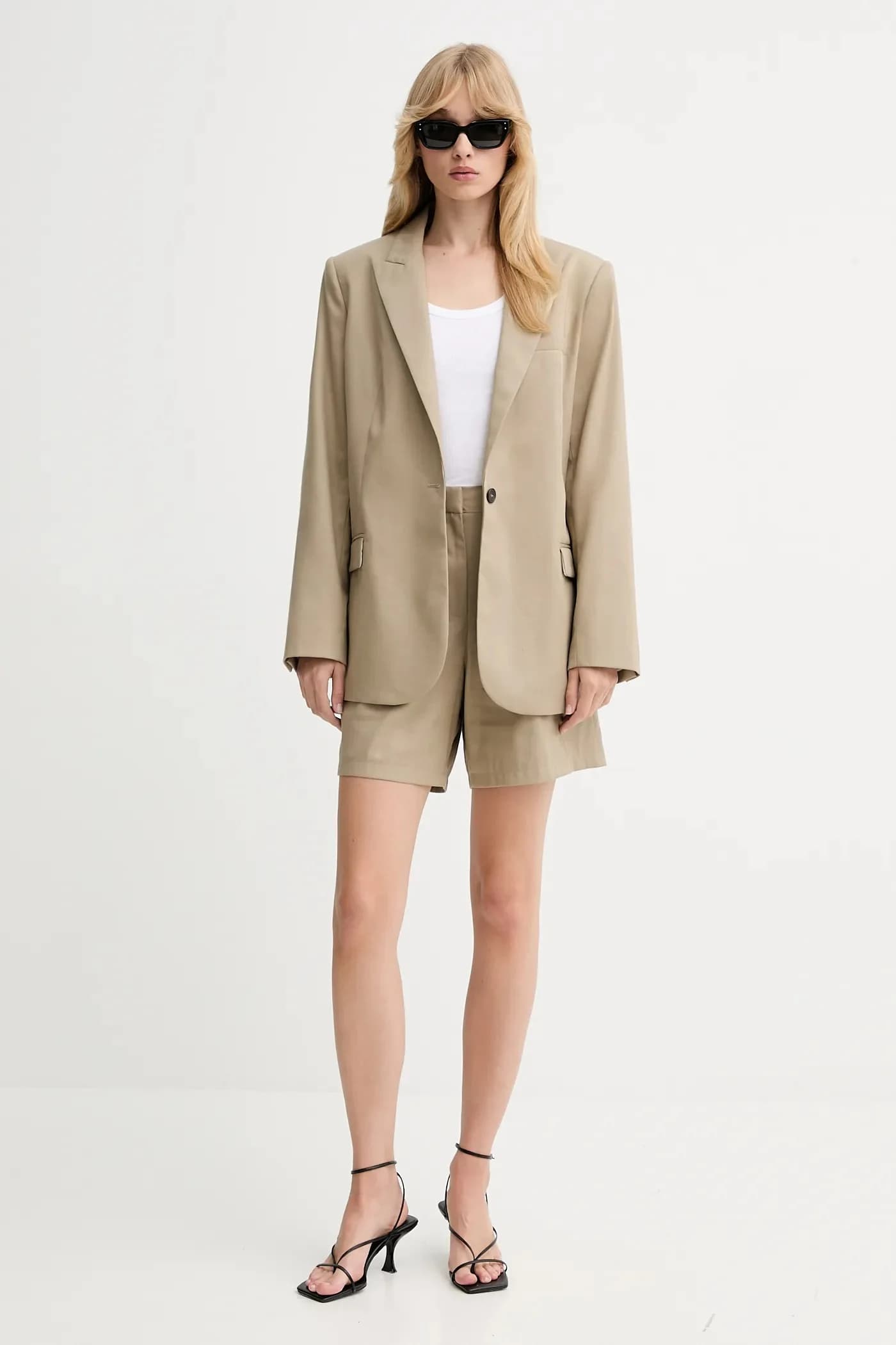 Шорты из смесовой шерсти - фото 2