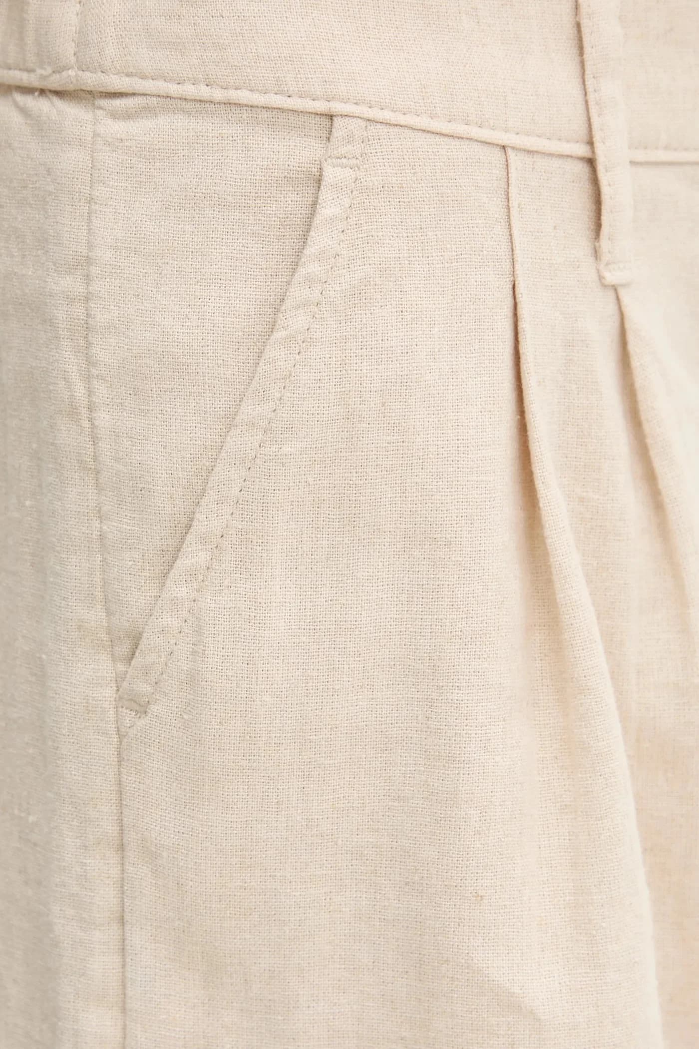 Льняные шорты - фото 5