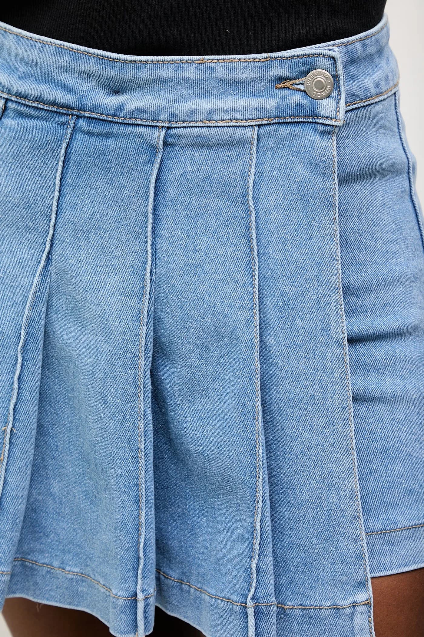 Джинсовая юбка и брюки - фото 5