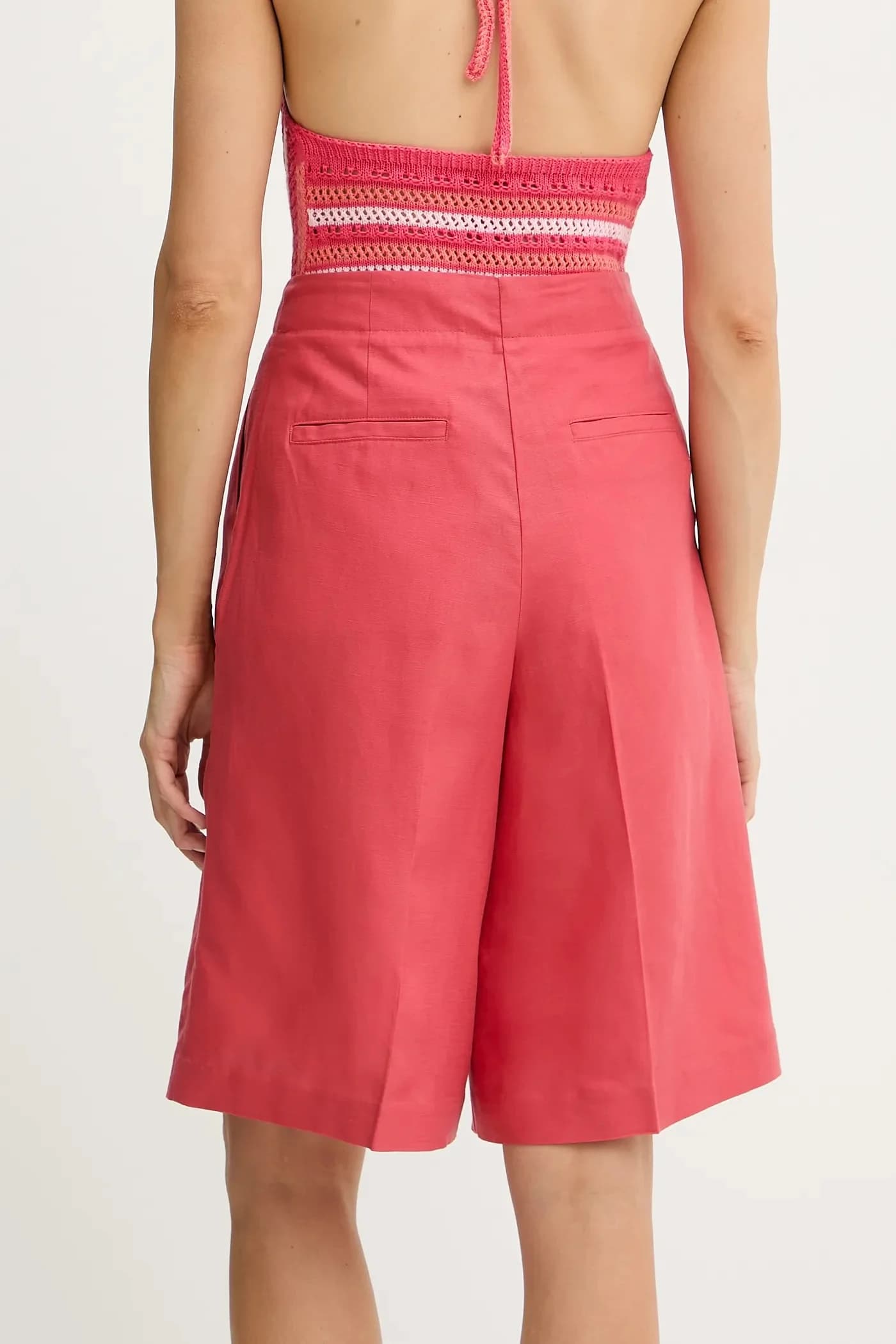 Шорты из смесового льна - фото 3