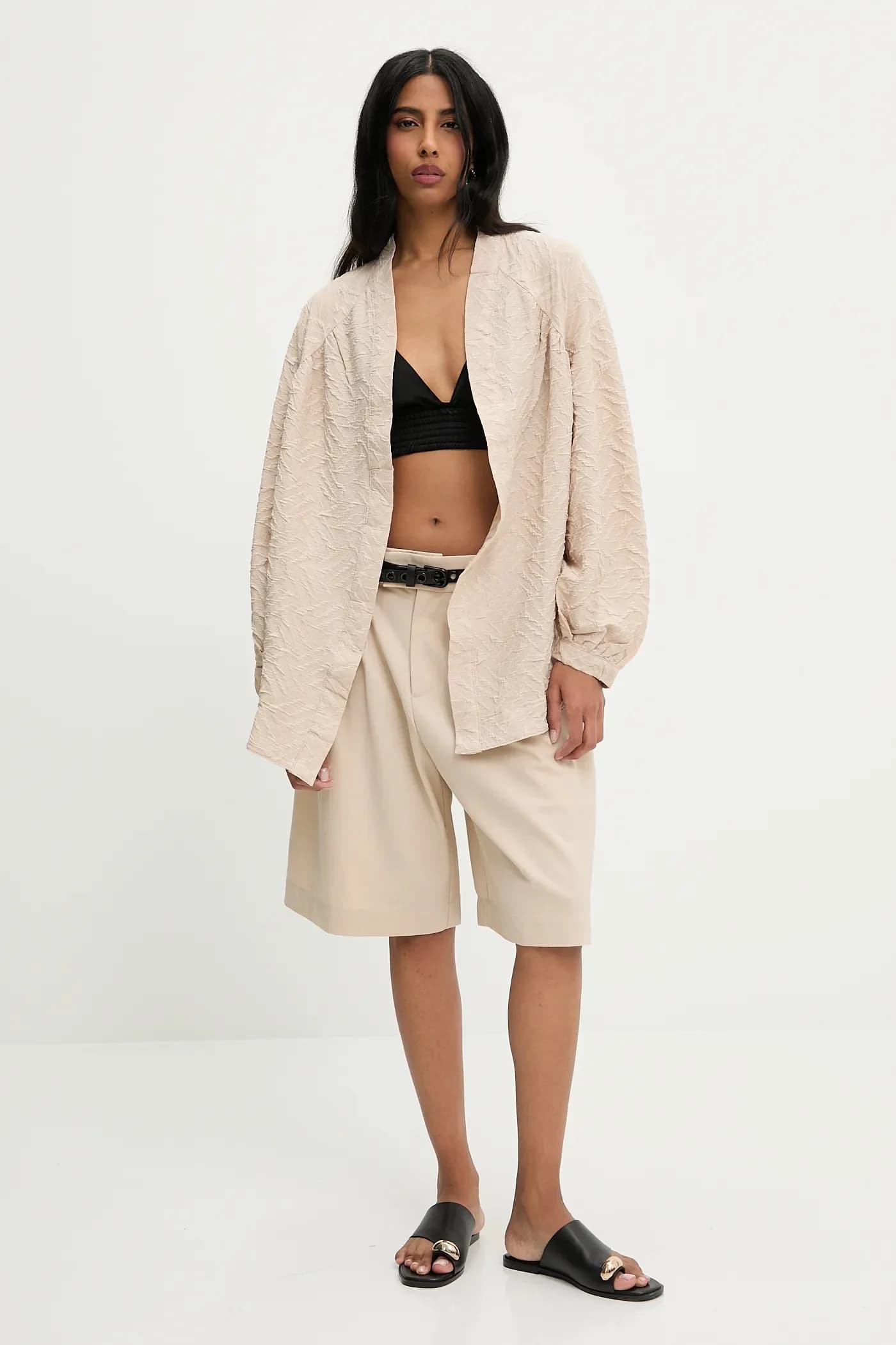 Шорты из смесовой шерсти - фото 2