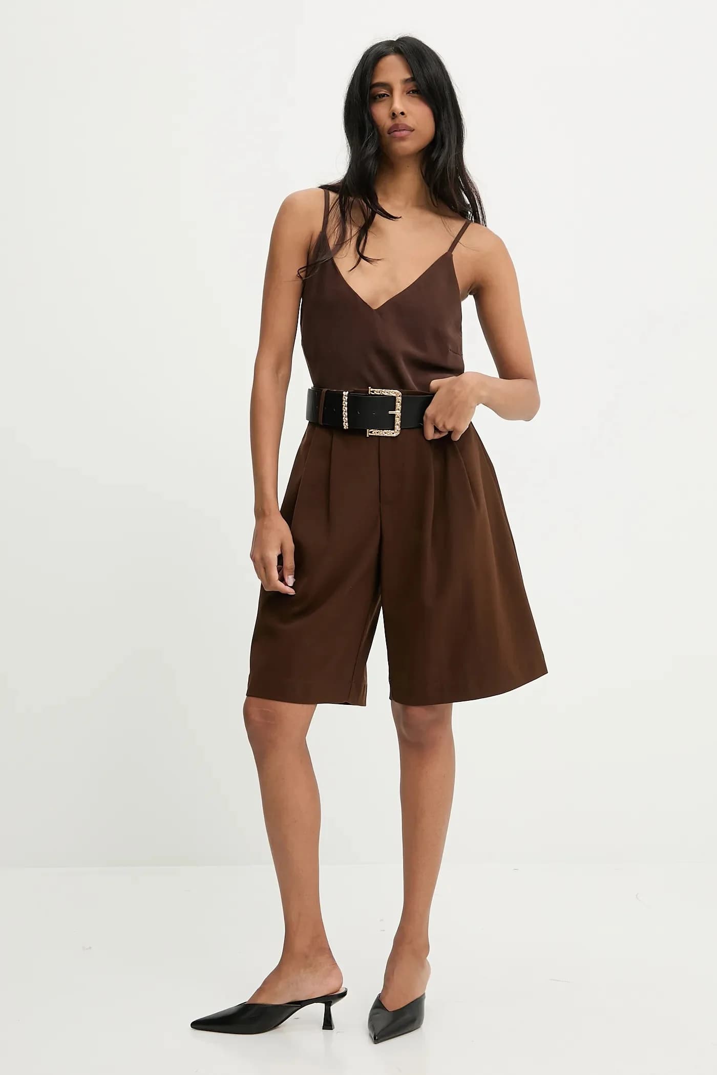 Шорты из смесовой шерсти - фото 2