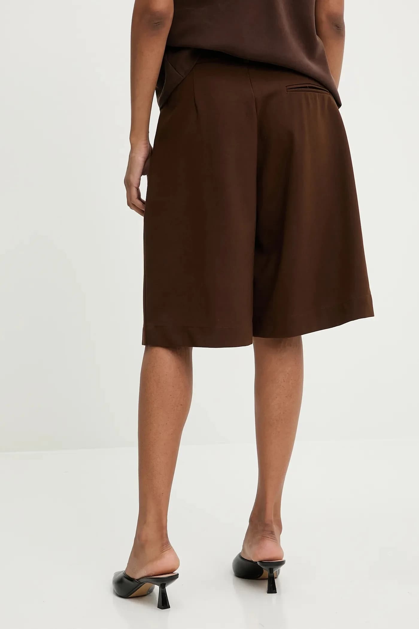 Шорты из смесовой шерсти - фото 3