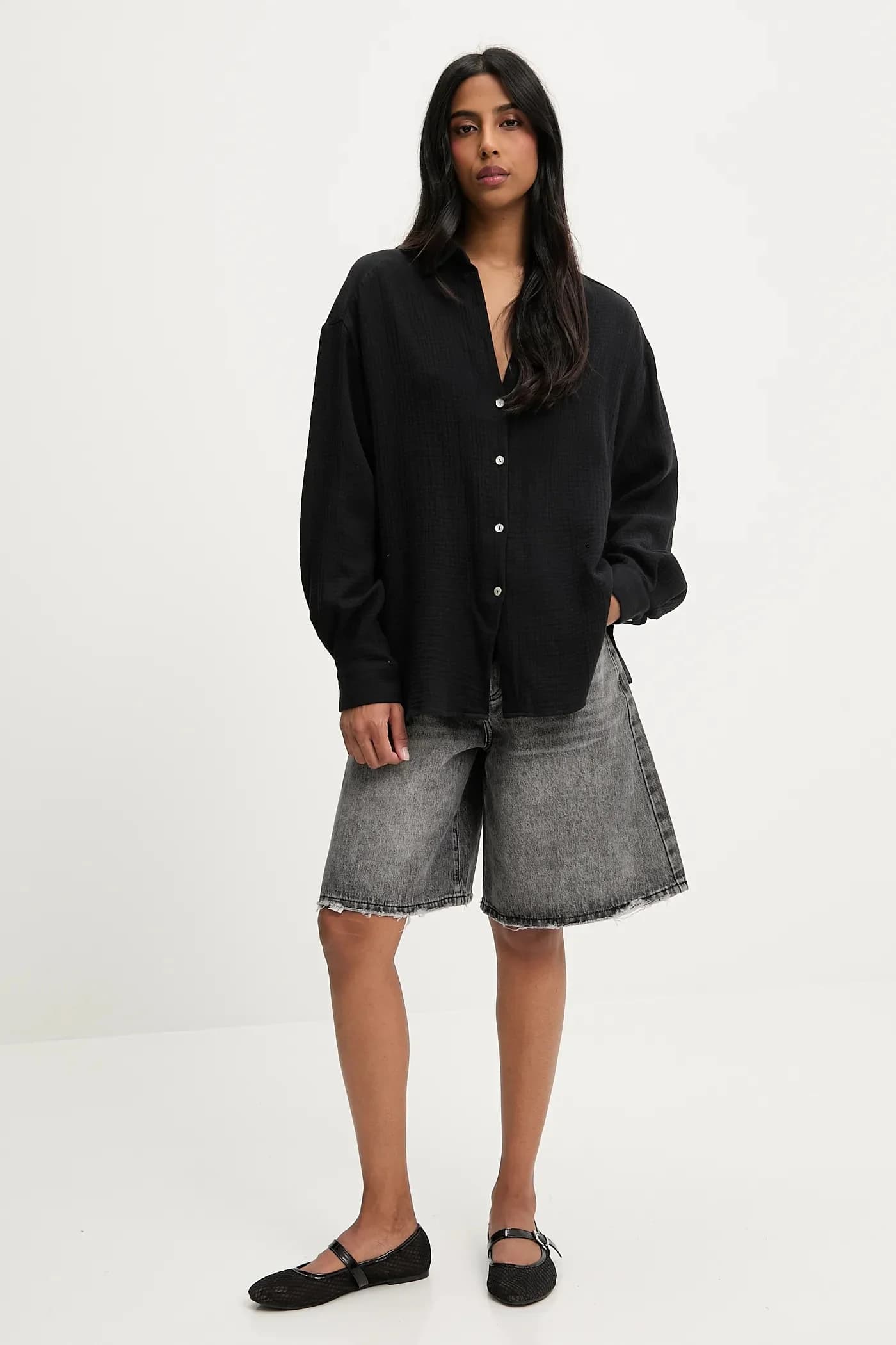 Джинсовые шорты - фото 2