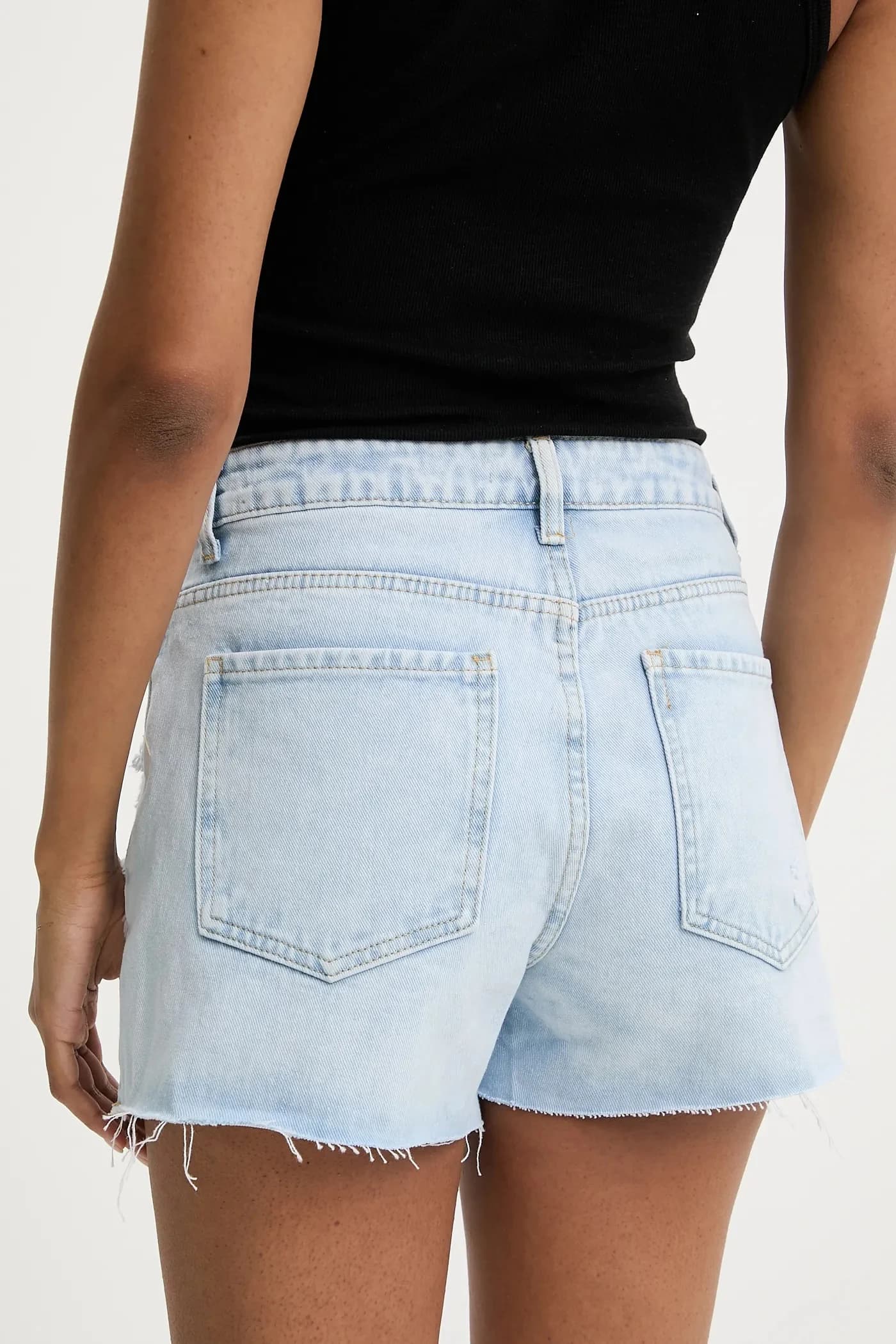 Джинсовые шорты - фото 3