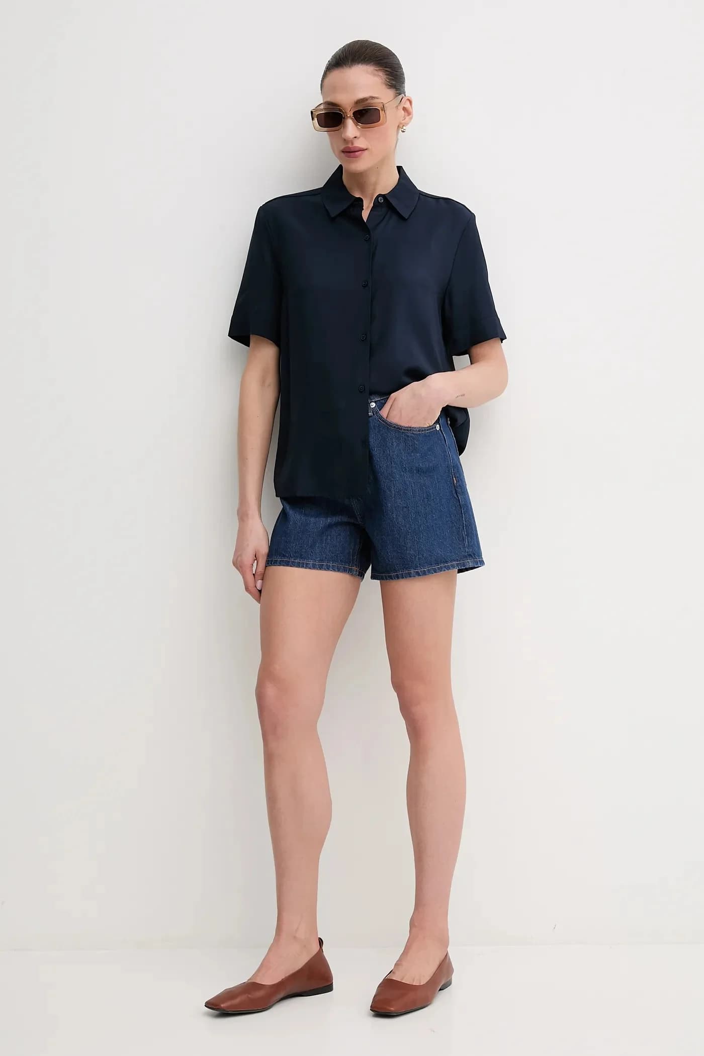 Джинсовые шорты - фото 2