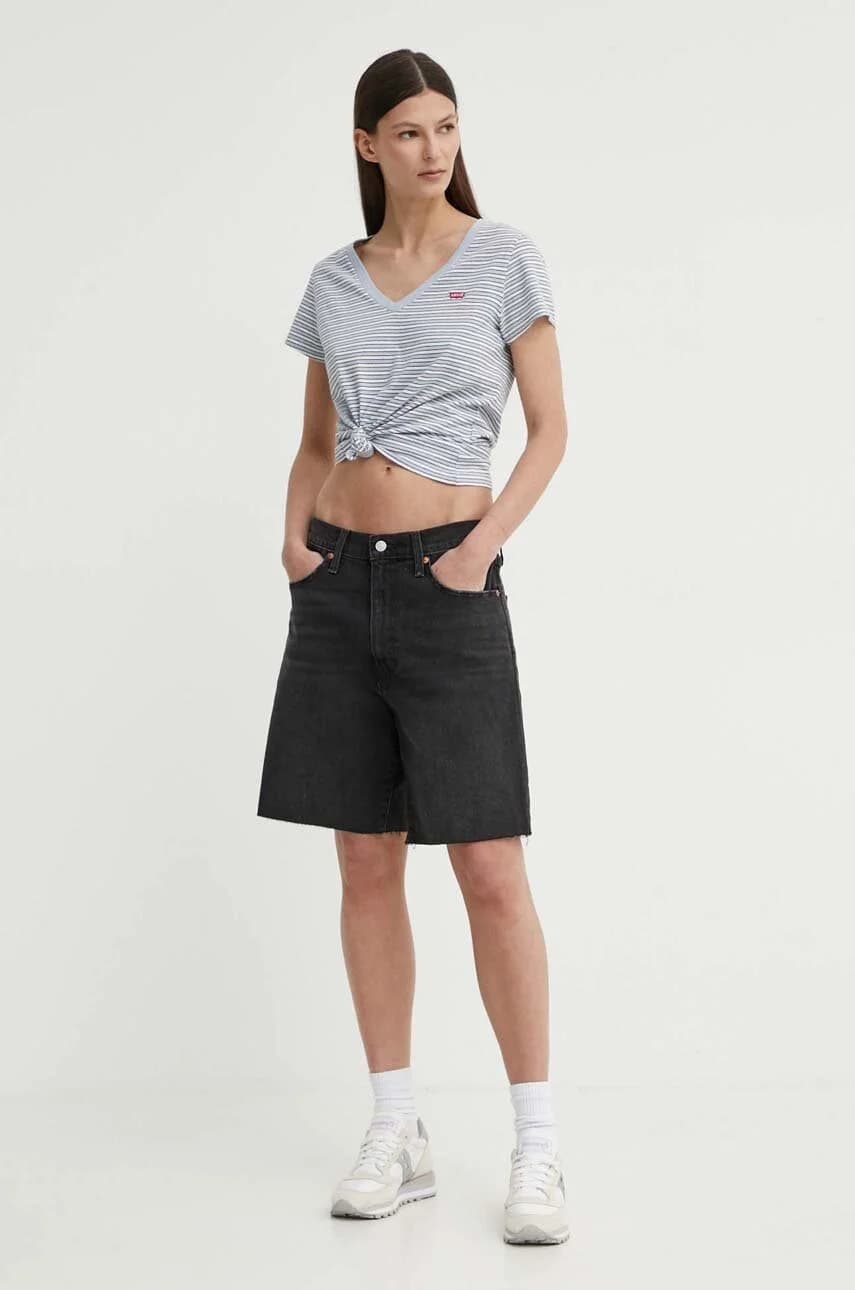 джинсовые шорты BERMUDA SHORT - фото 2