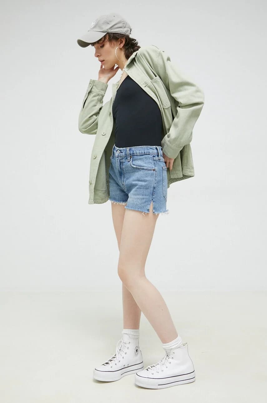 Джинсовые шорты - фото 2