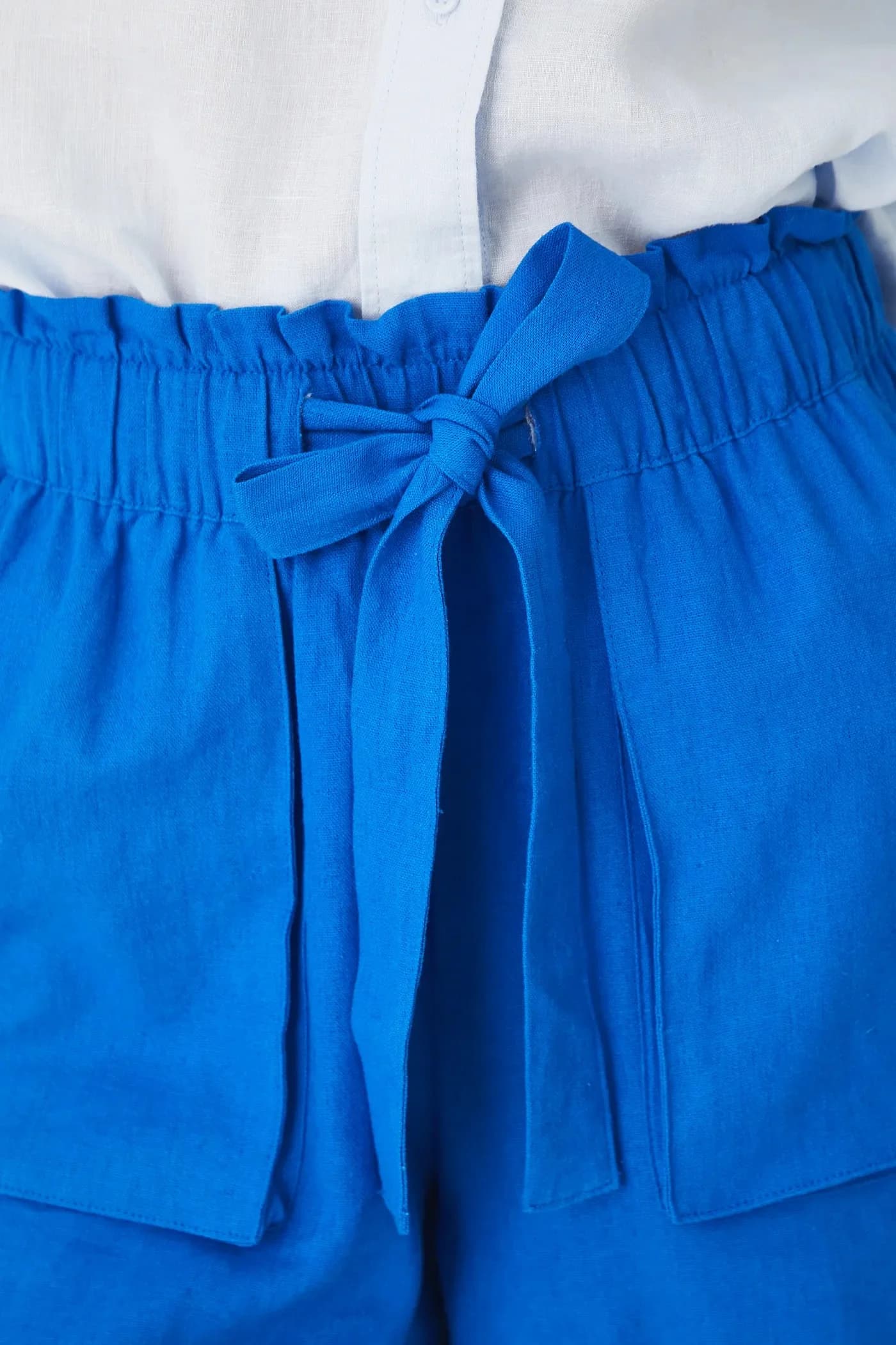 Льняные шорты - фото 4