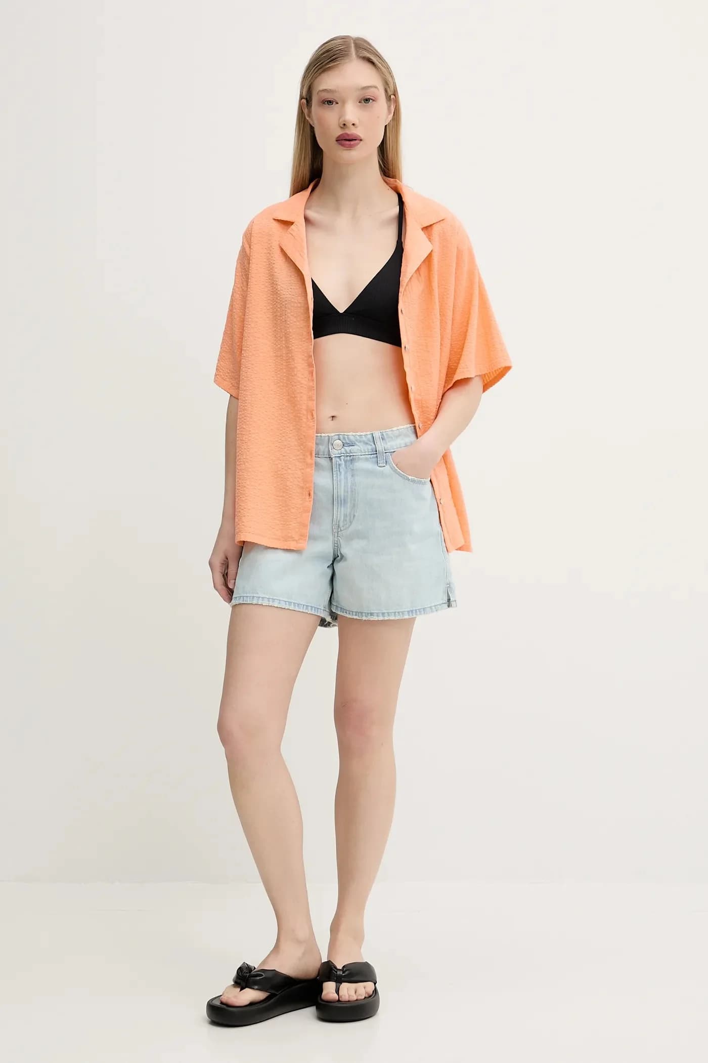 Джинсовые шорты - фото 2