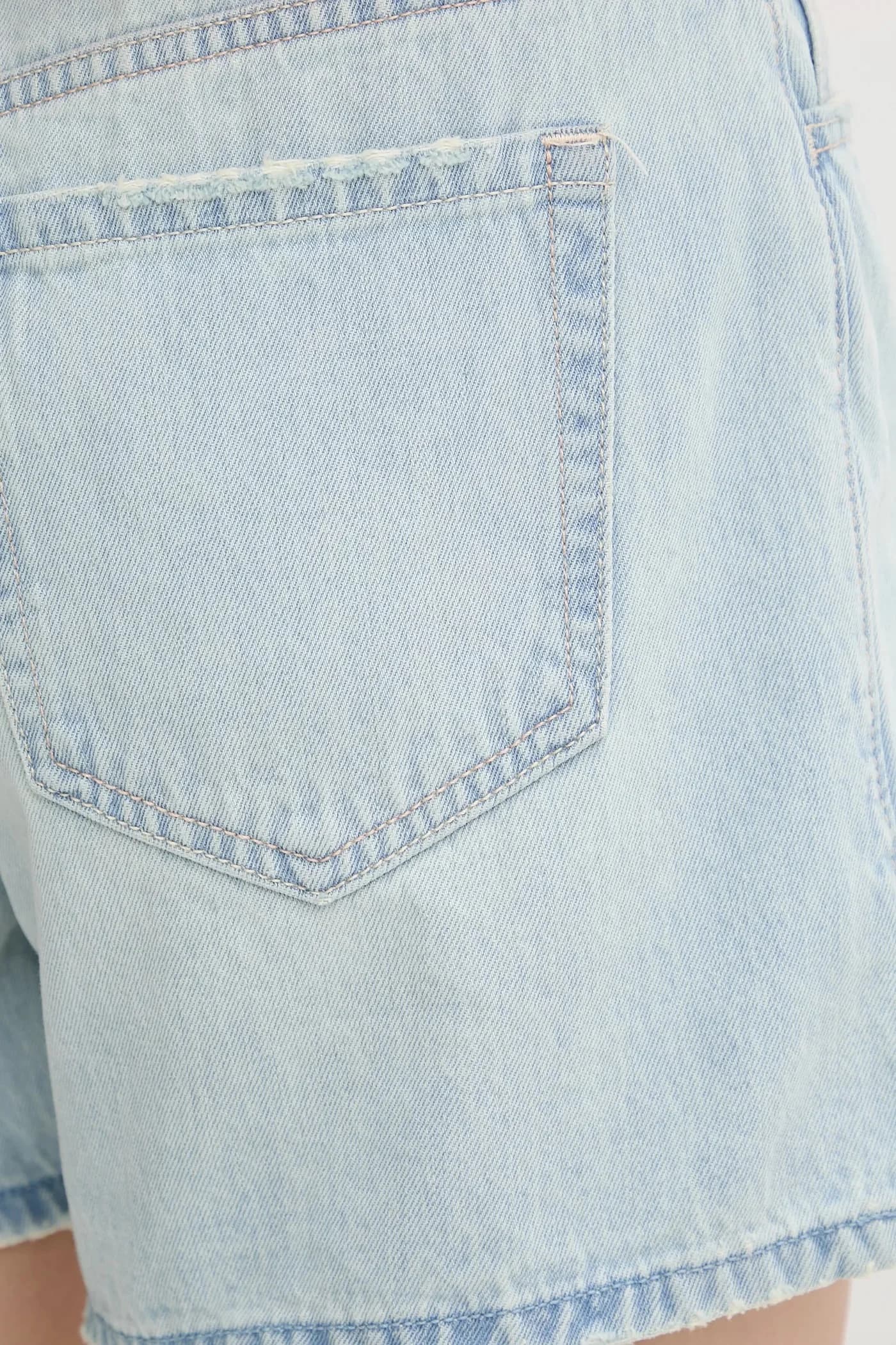 Джинсовые шорты - фото 4