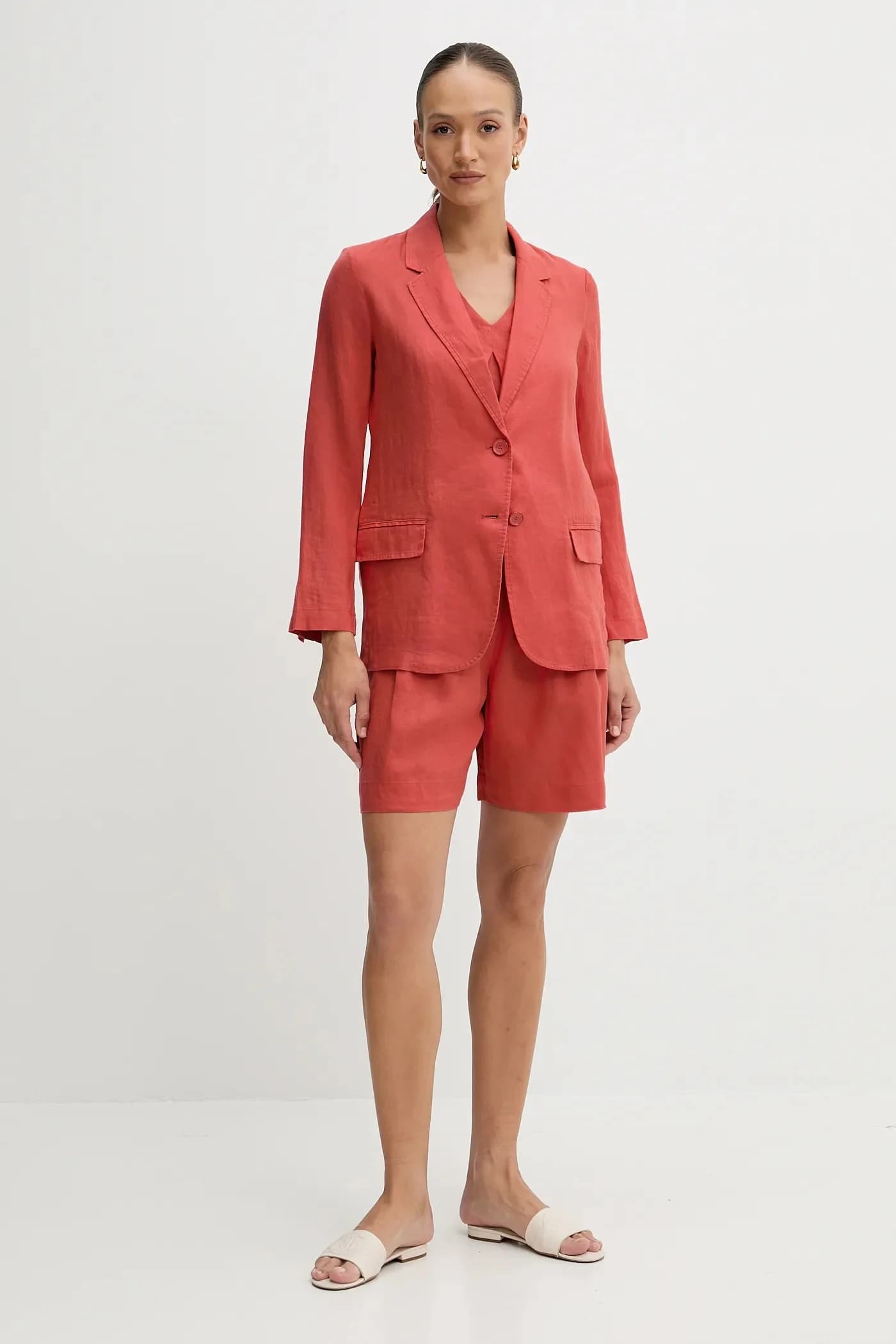 Льняные шорты - фото 2