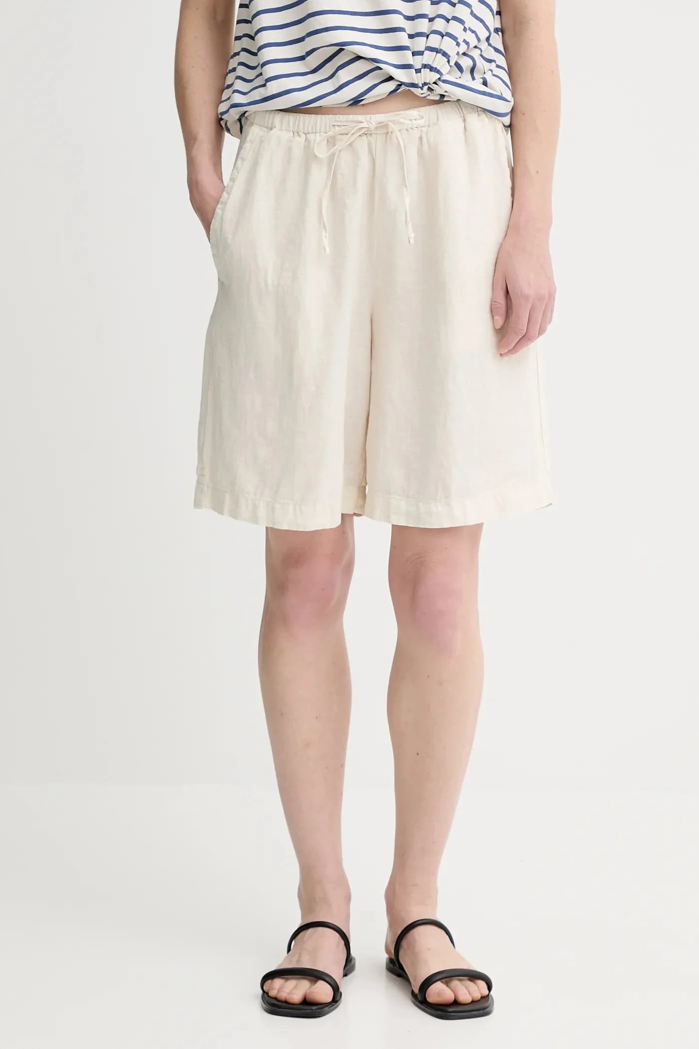 Льняные шорты