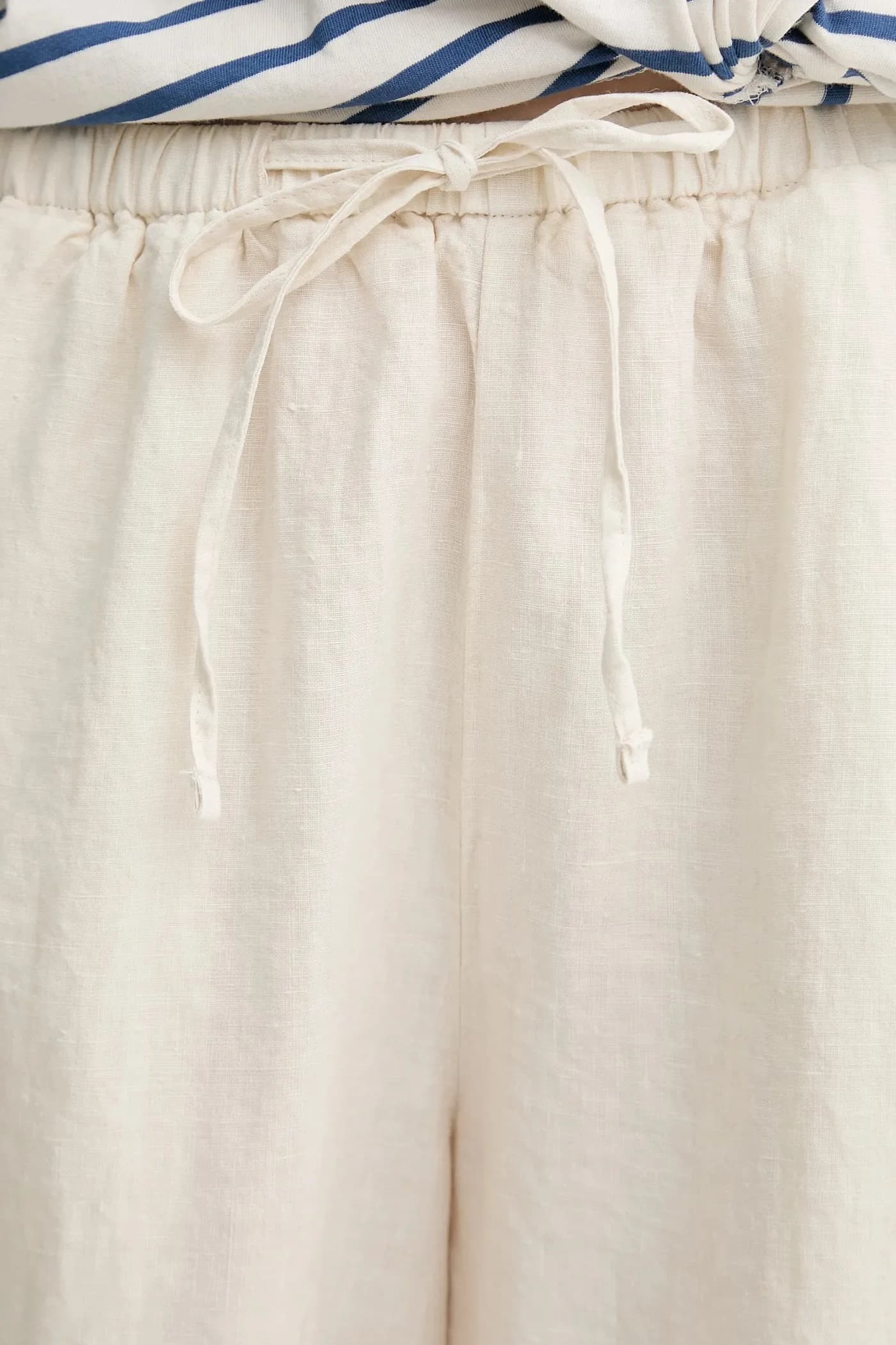 Льняные шорты - фото 4