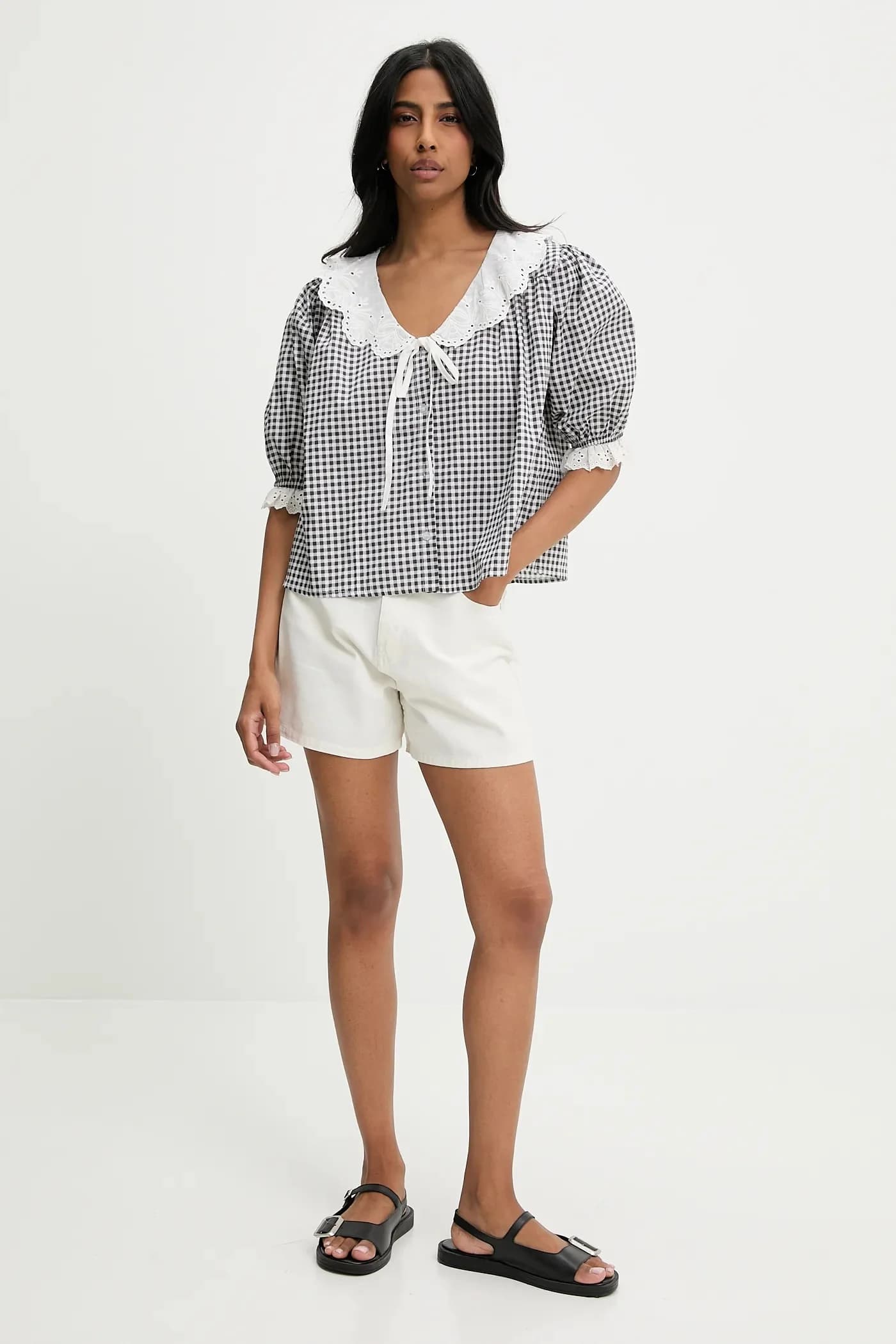 Джинсовые шорты - фото 2