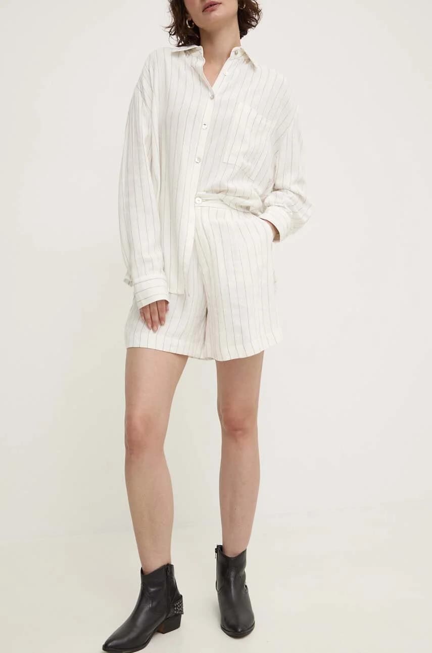 Льняные шорты