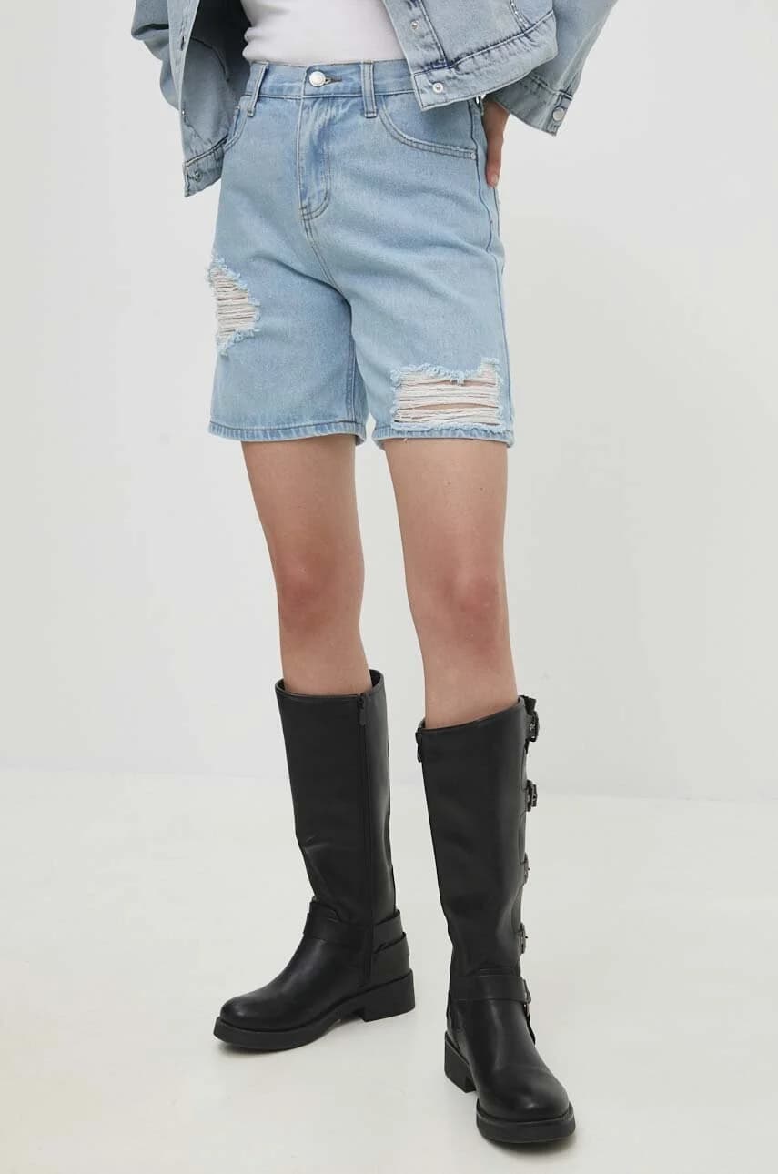 Джинсовые шорты - фото 4