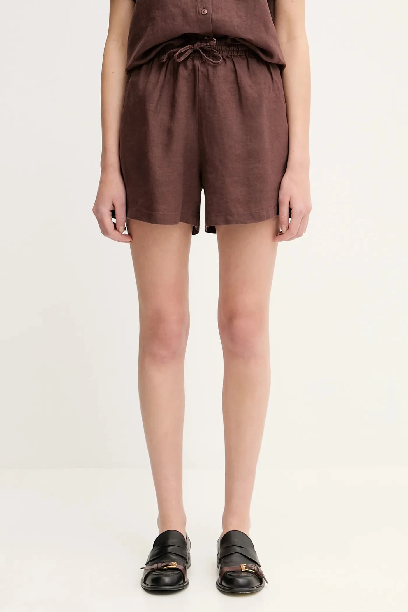 льняные шорты MAREN