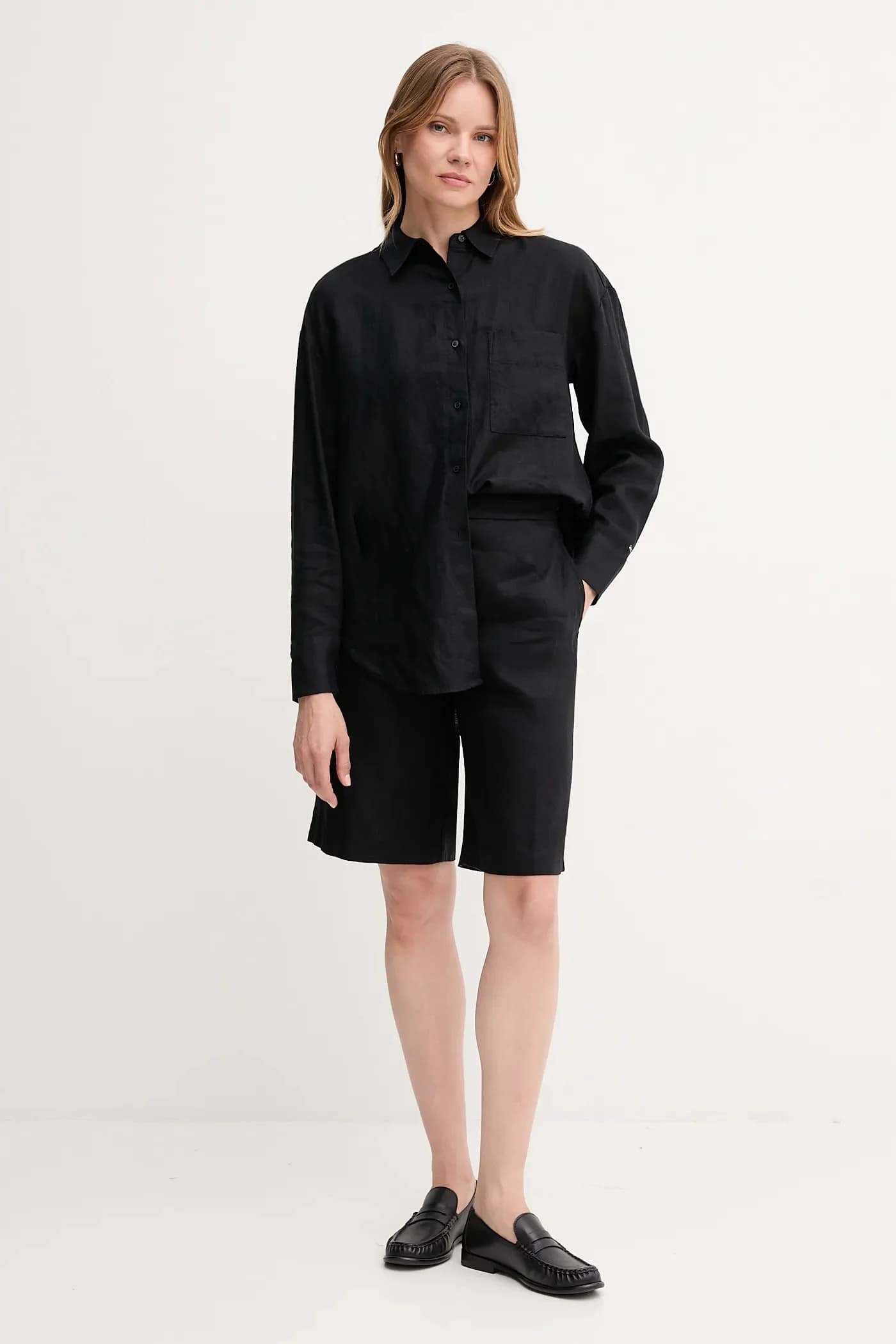 Льняные шорты - фото 2