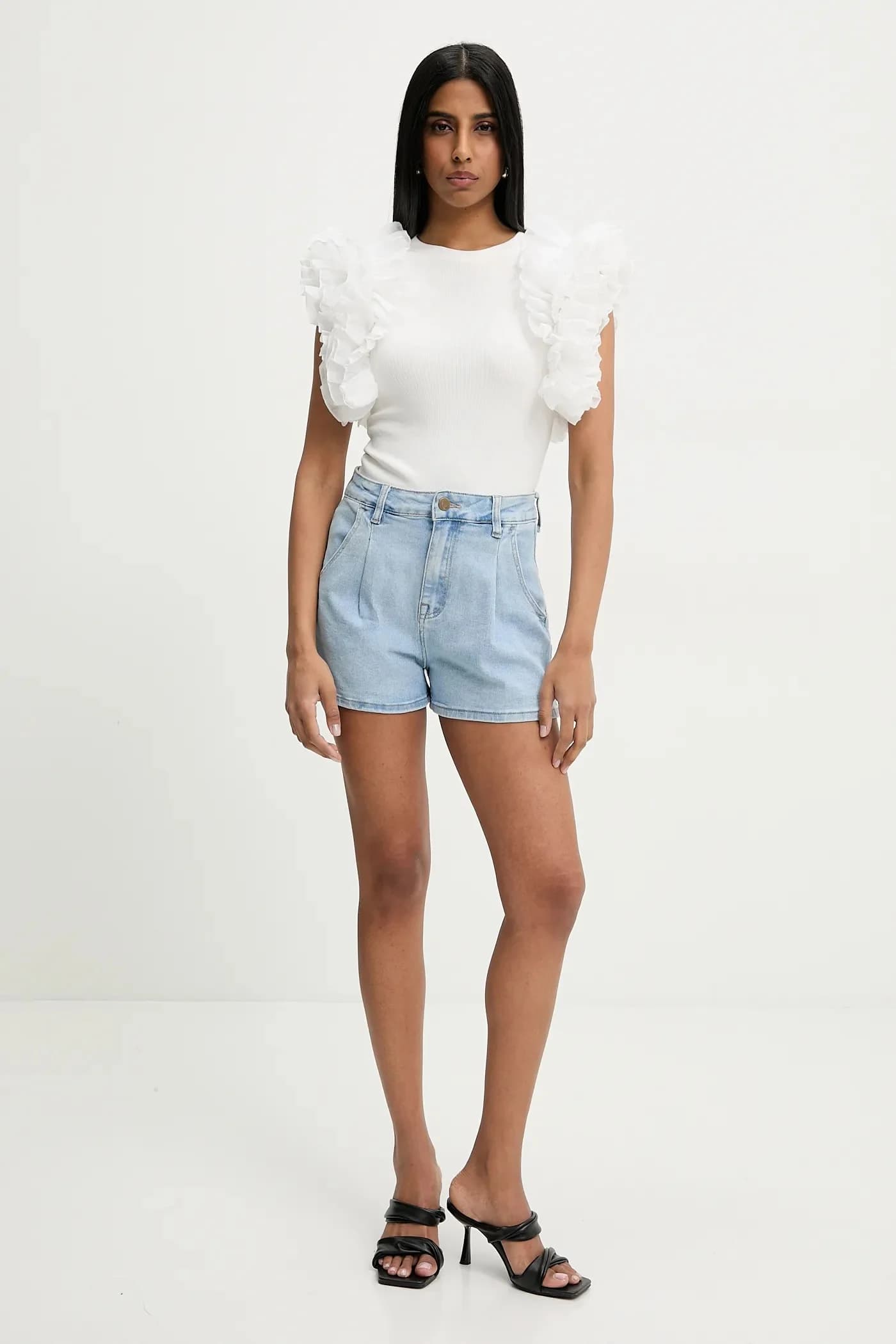 Джинсовые шорты - фото 2