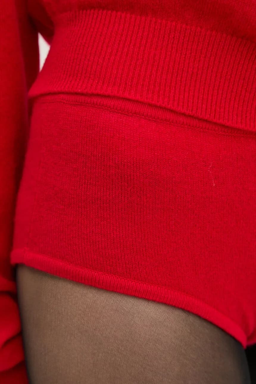 Кашемировые трусики-шорты - фото 4