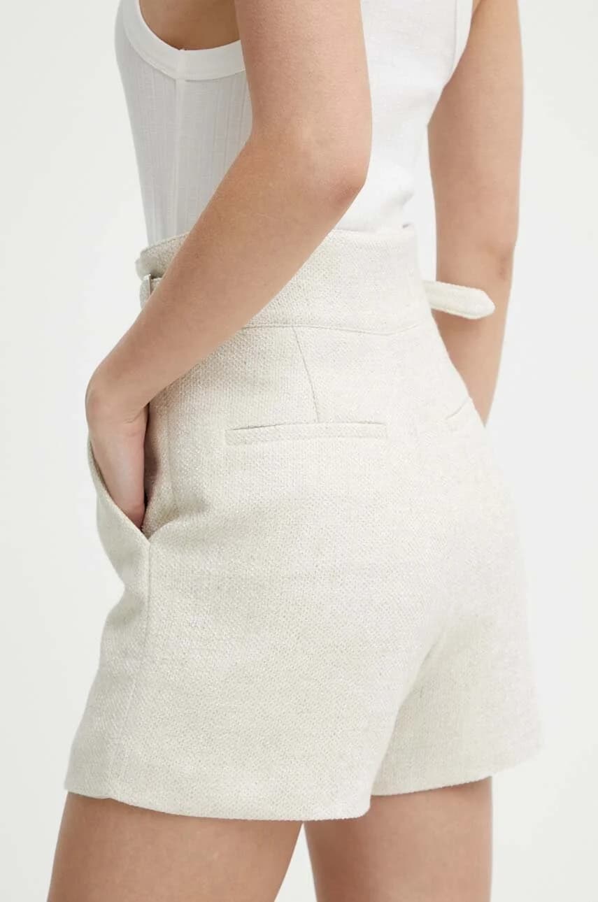 Шорты из смесового льна - фото 3