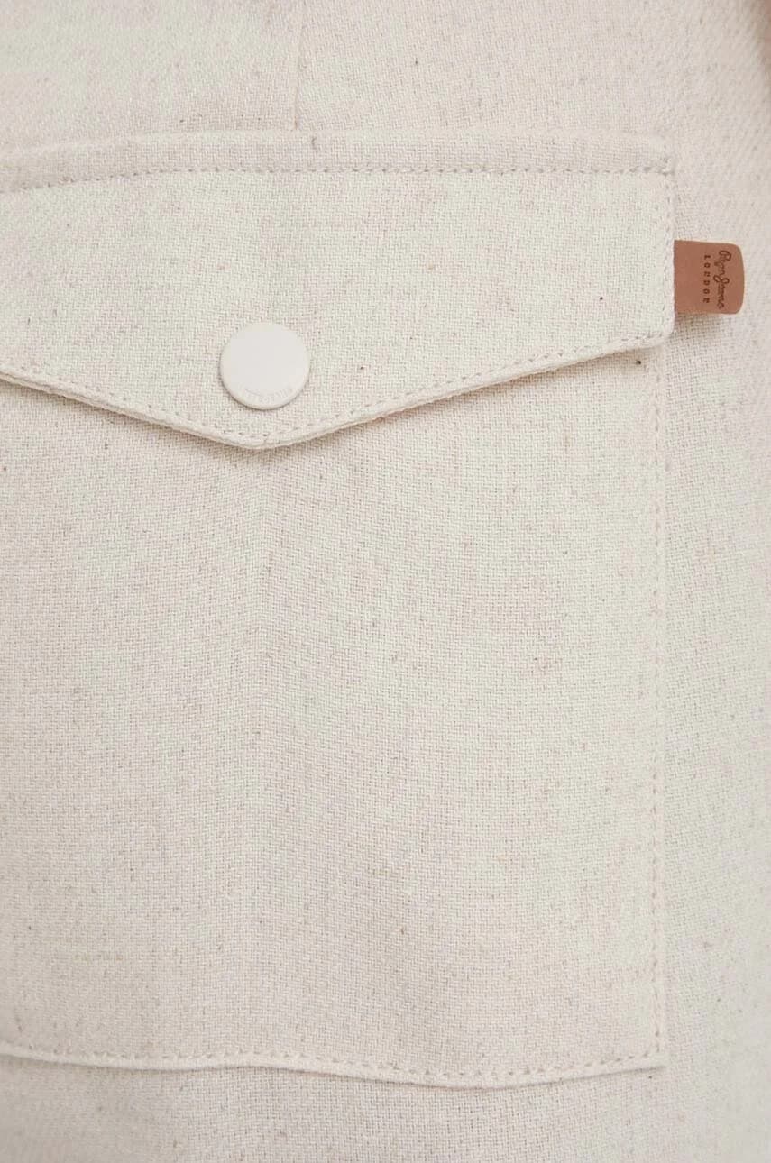 шорты TILLY из смесового льна - фото 4