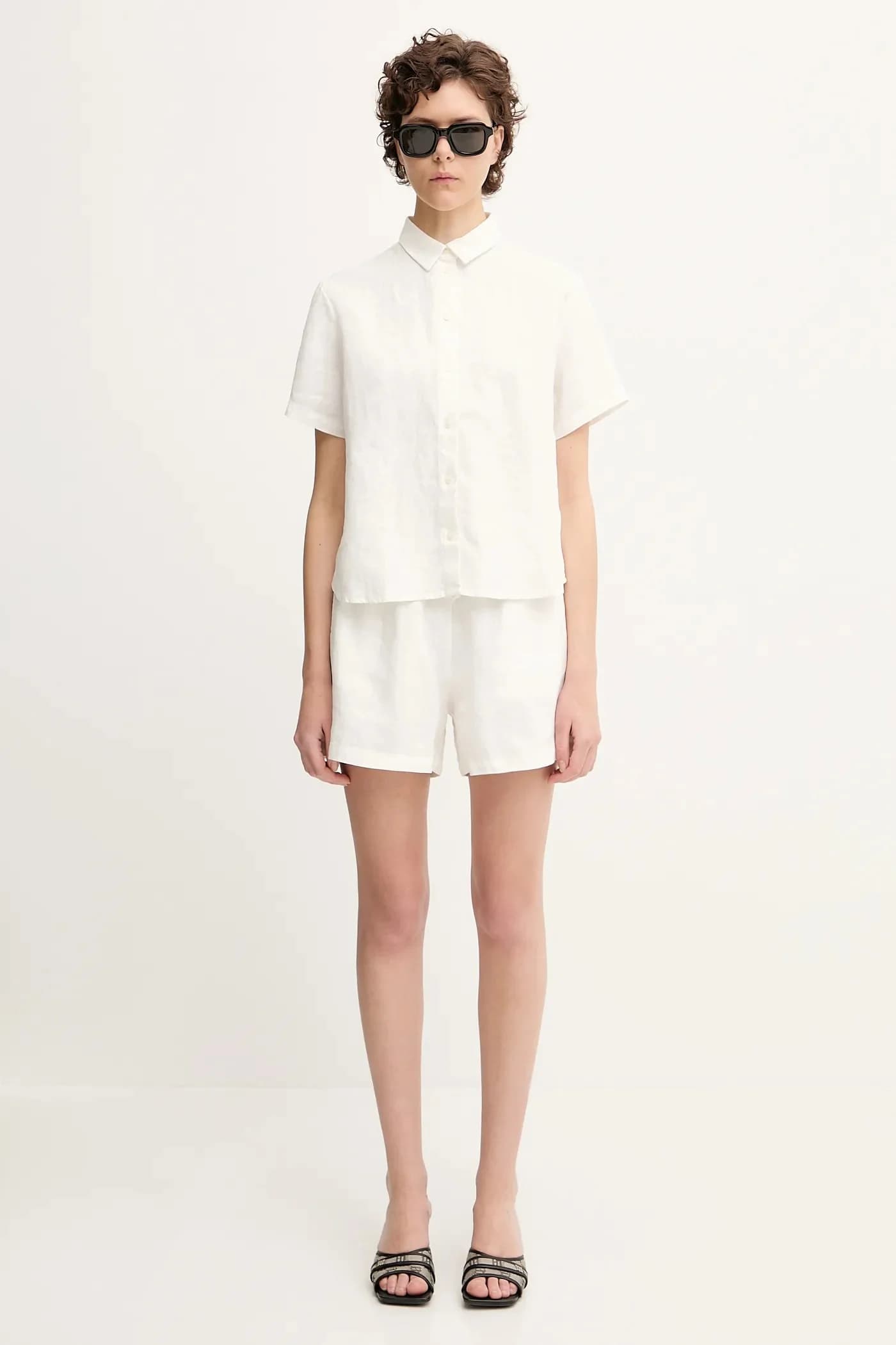 льняные шорты MAREN - фото 5