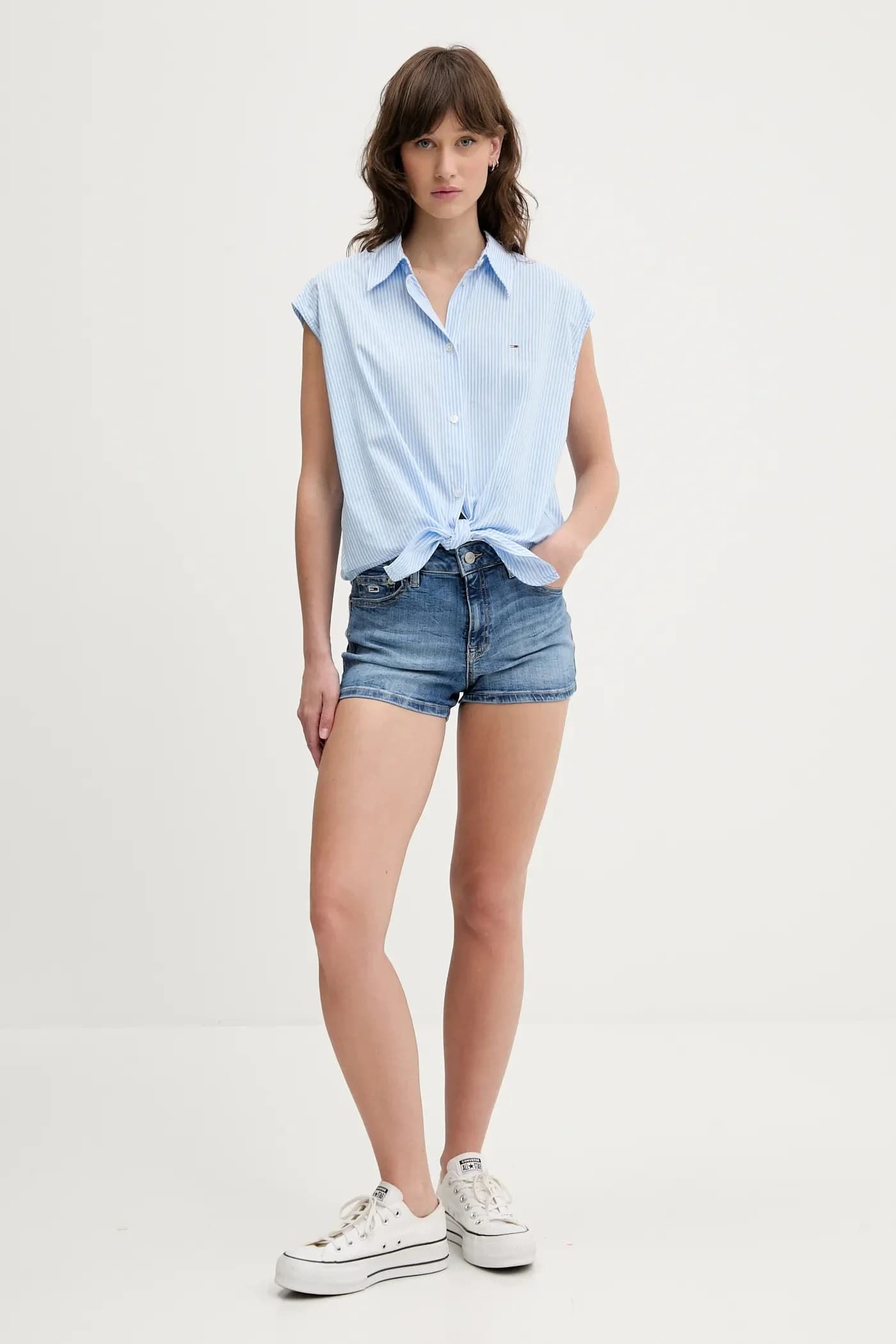 Джинсовые шорты - фото 2