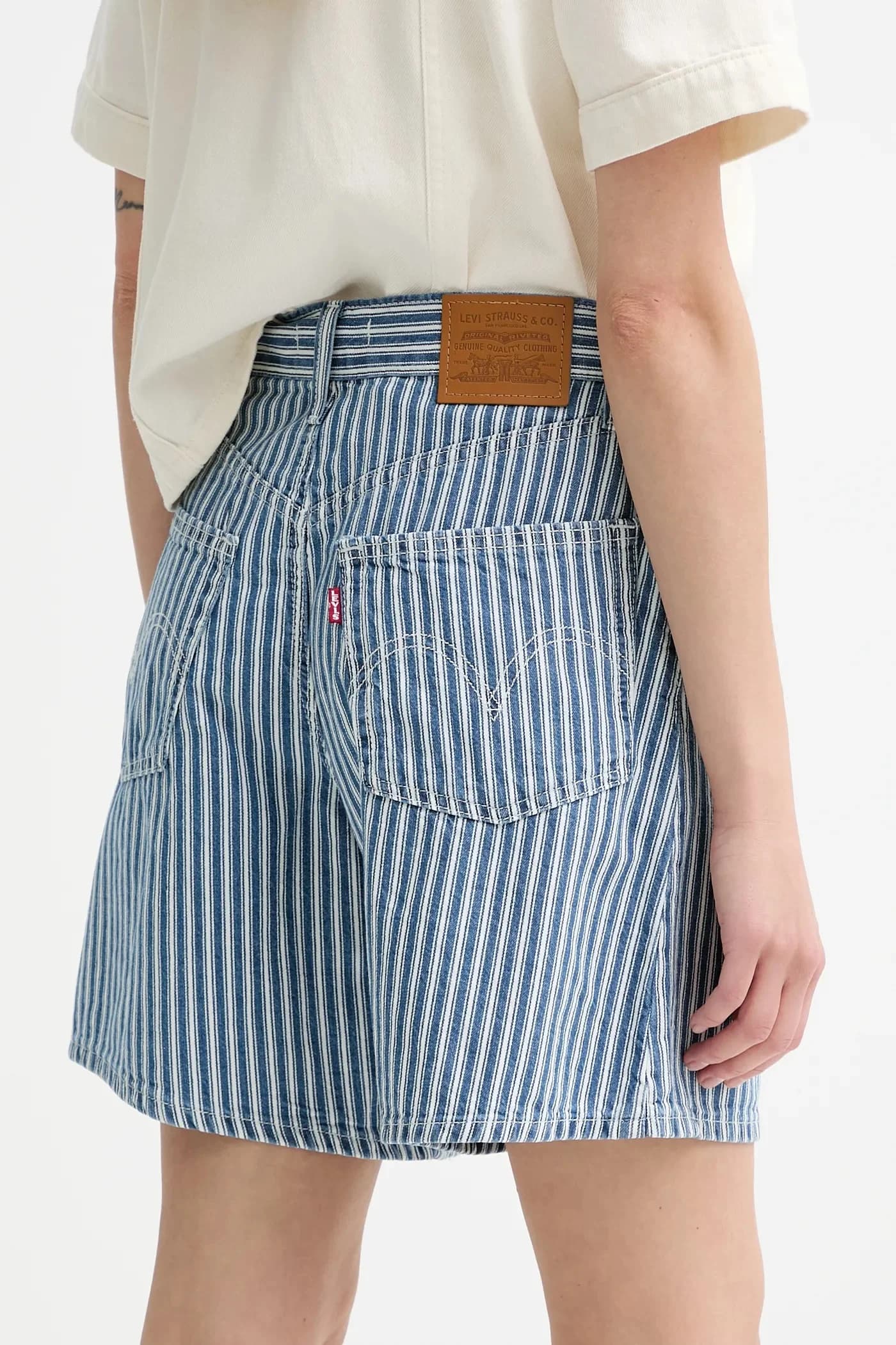 Джинсовые шорты HIGH BAGGY SHORT - фото 3