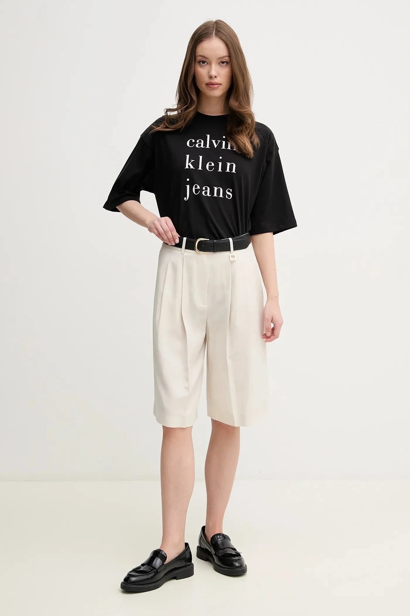 Шорты из смесового льна - фото 2