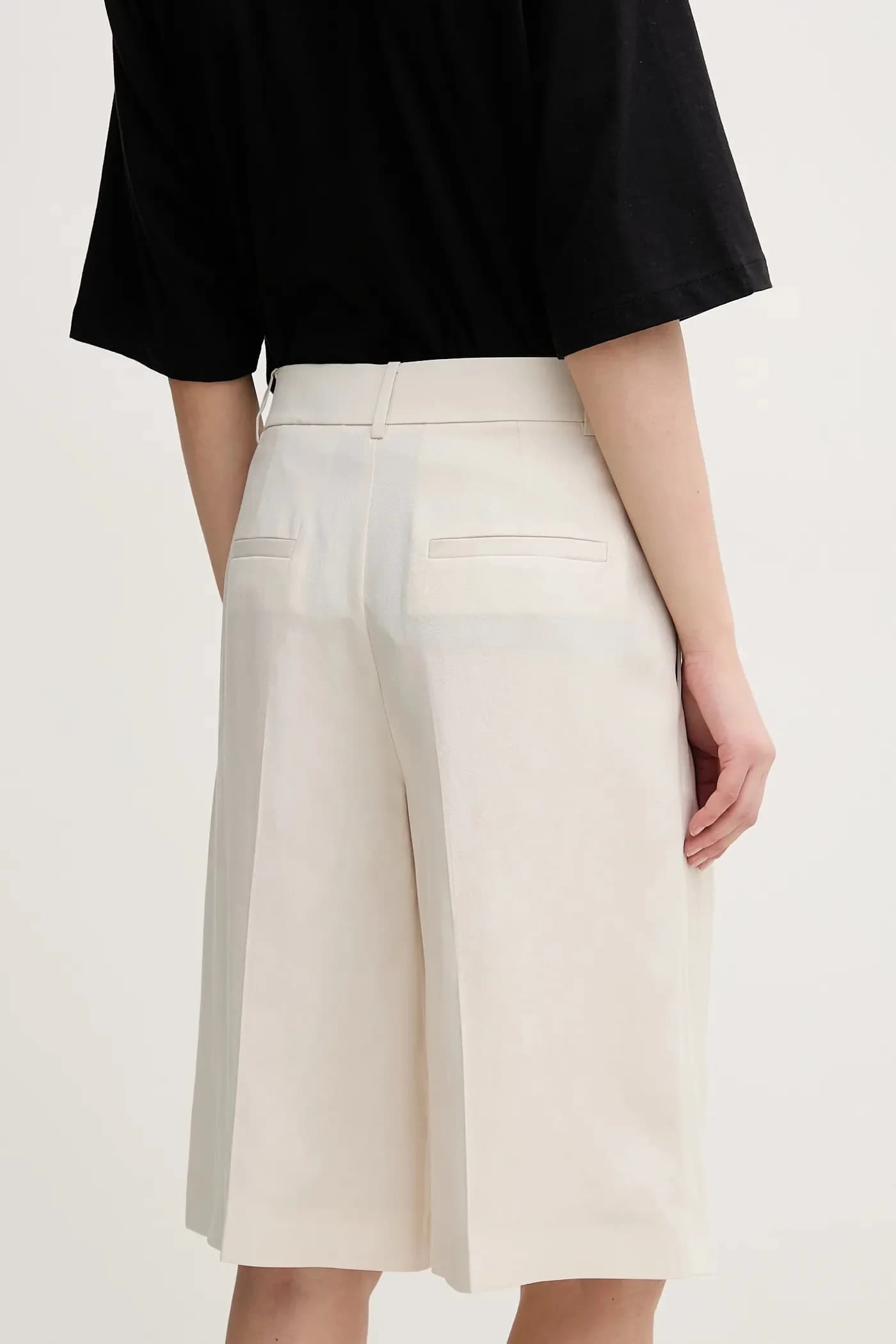 Шорты из смесового льна - фото 3