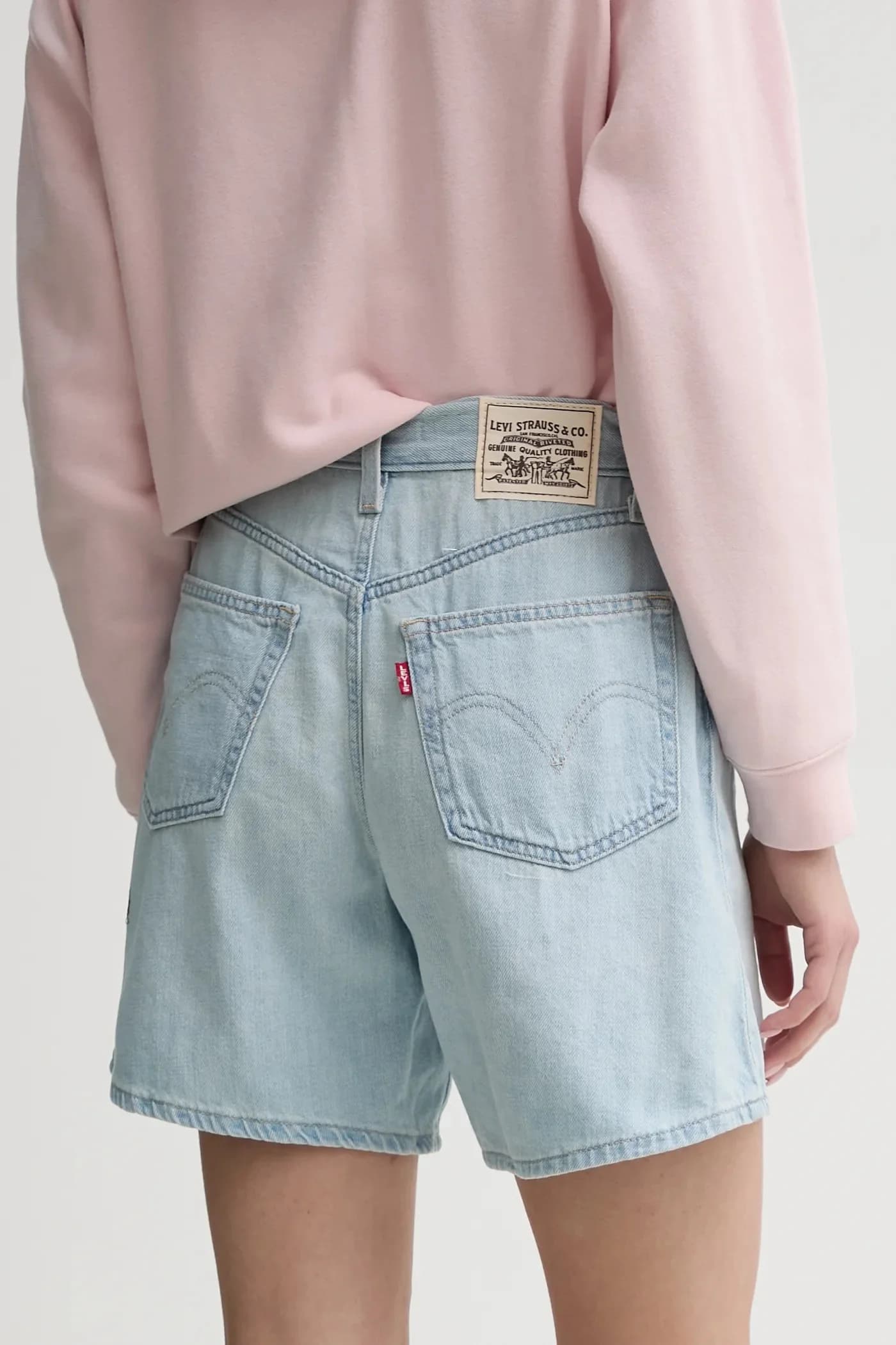 Джинсовые шорты HIGH BAGGY SHORT - фото 3