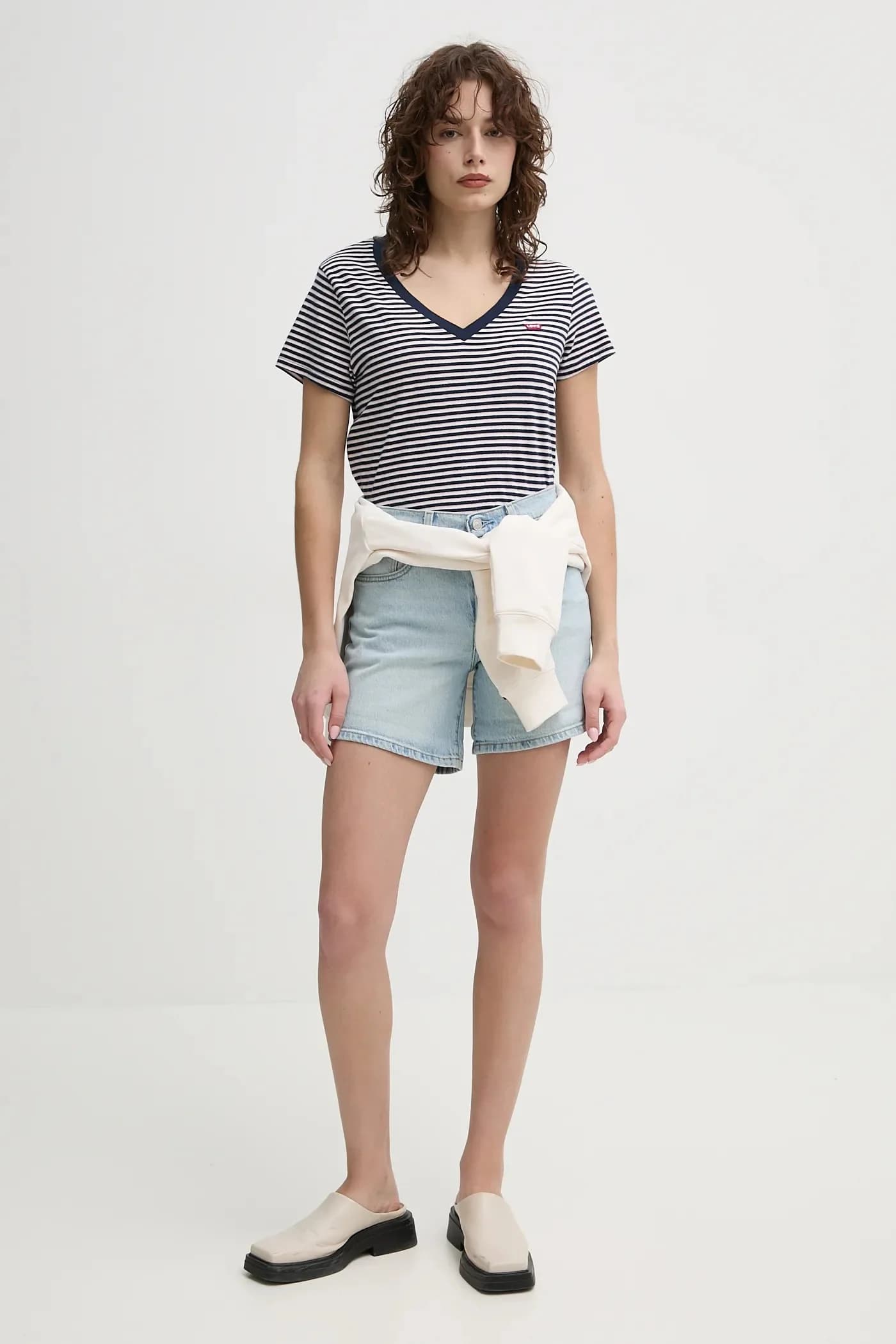 Джинсовые шорты - фото 2