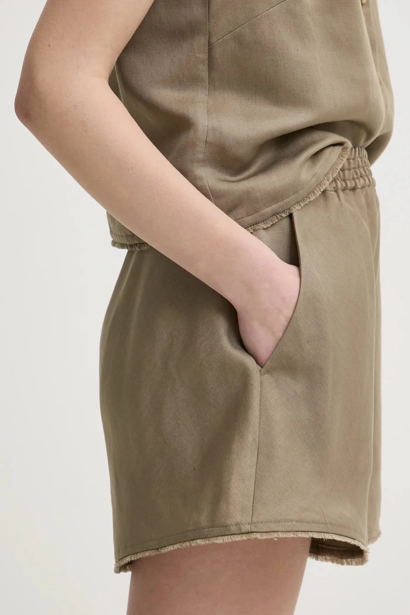 Льняные шорты - фото 5