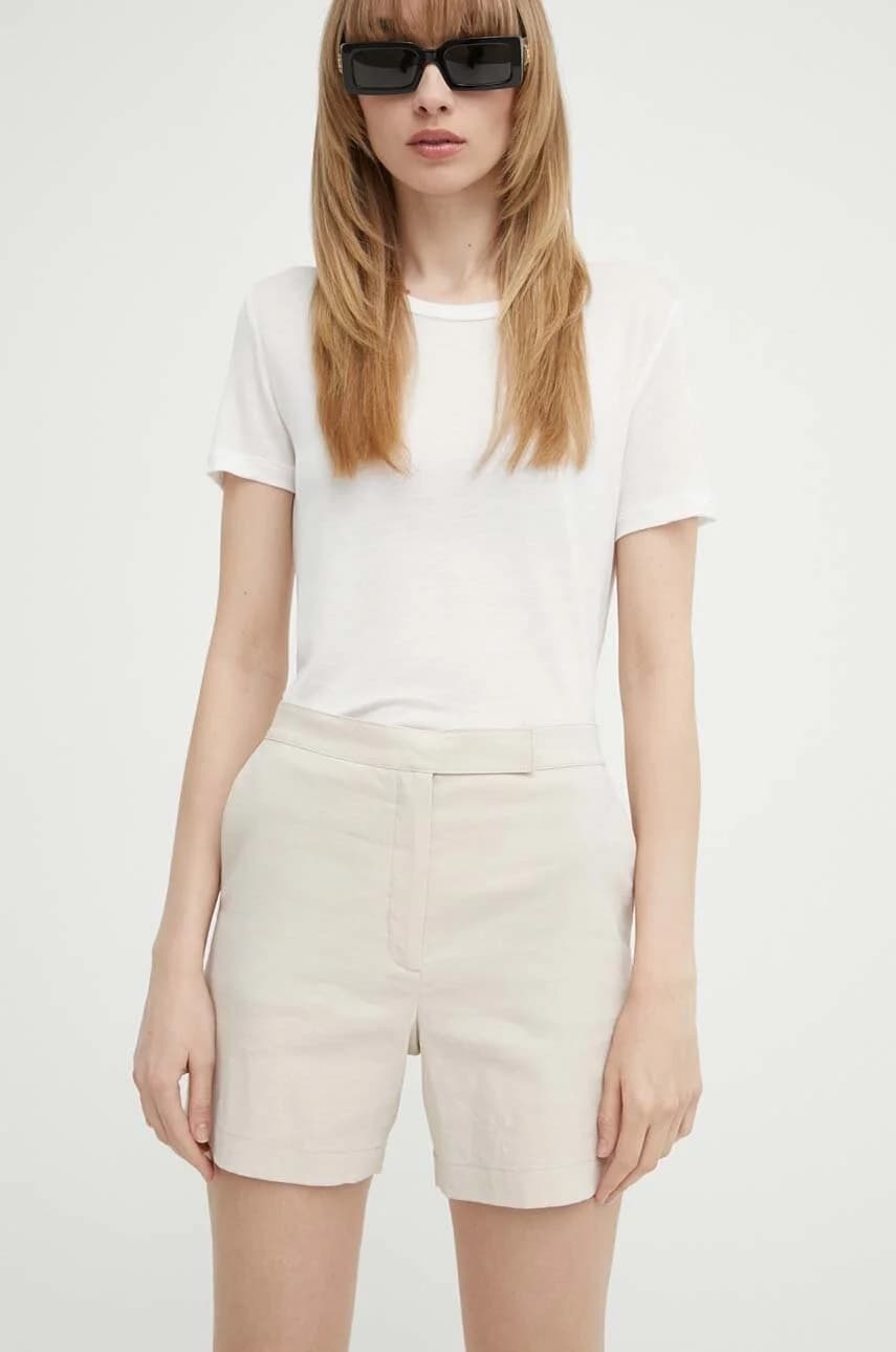 Льняные шорты
