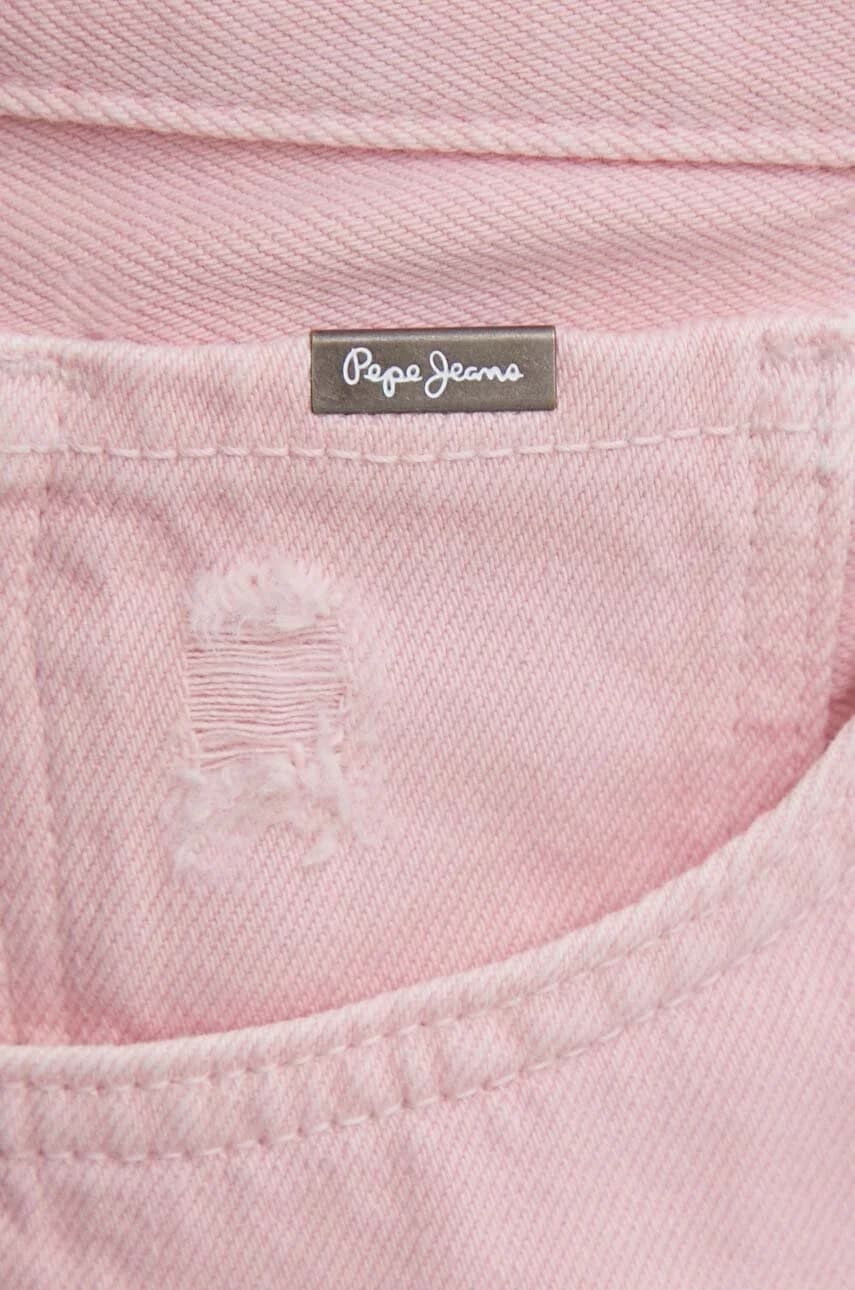 Джинсовые шорты A-LINE SHORT UHW CLR - фото 4