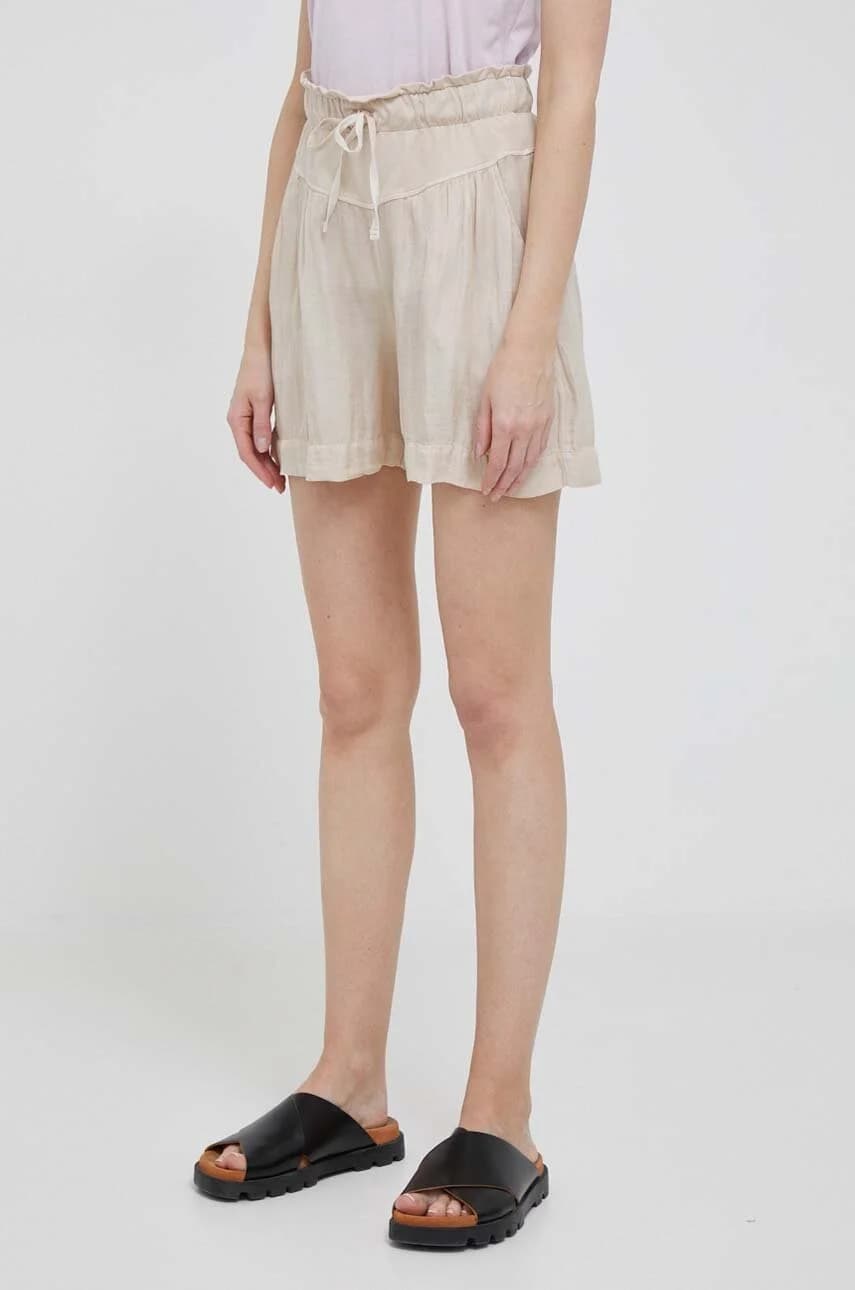 Льняные шорты
