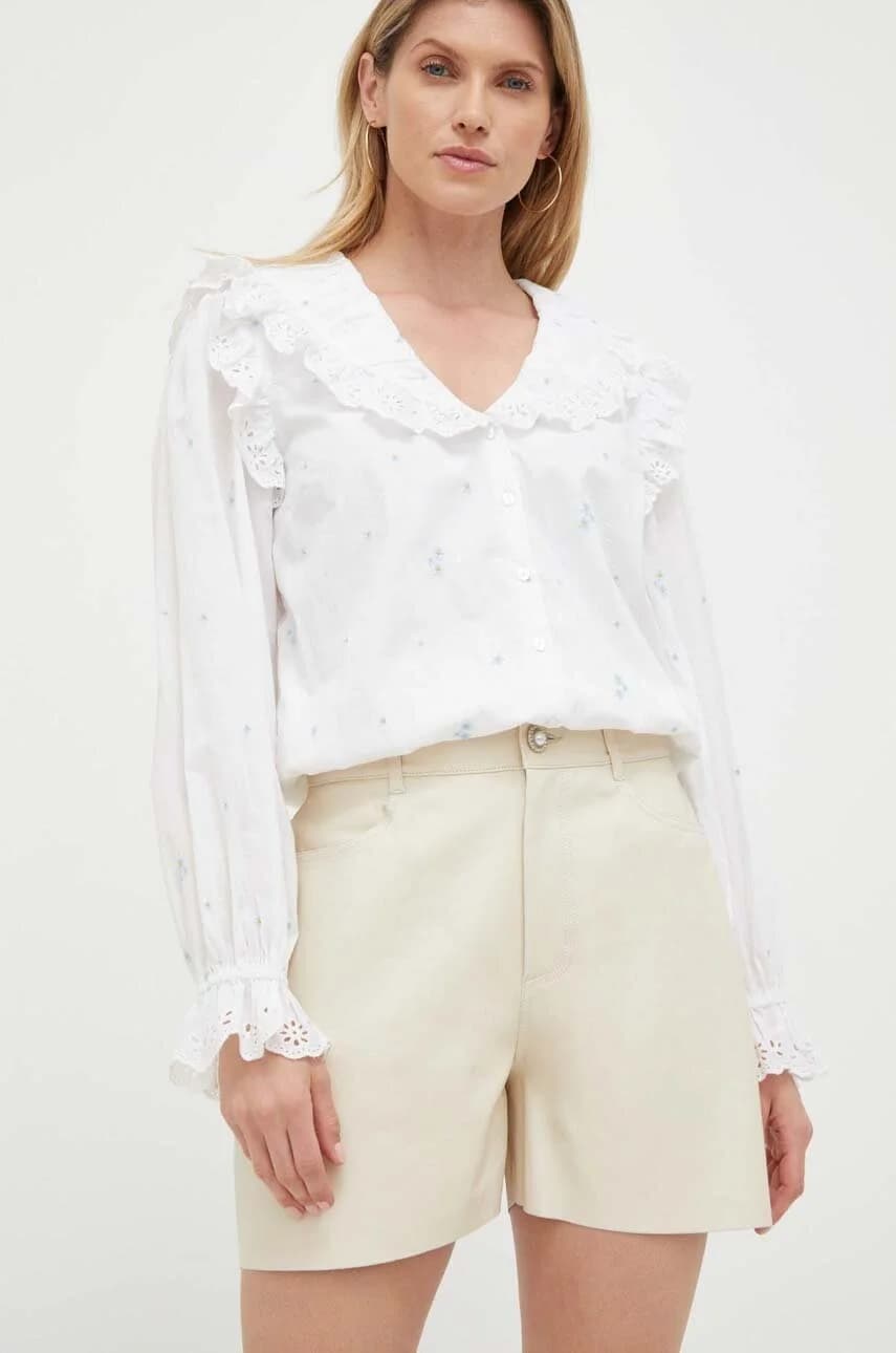 кожаные шорты Nava