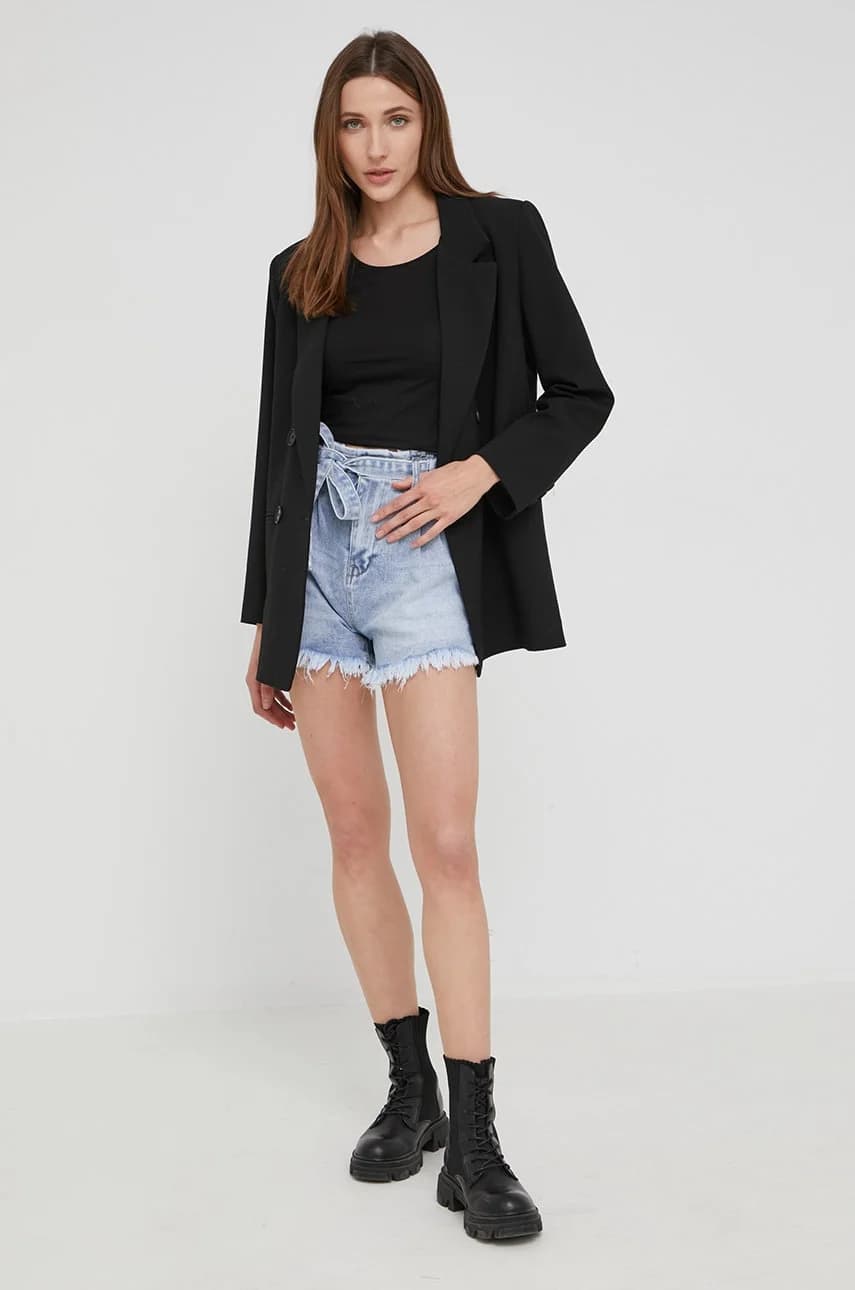 Джинсовые шорты Answear.LAB 10-я лимитированная фестивальная коллекция BE BRAVE - фото 2