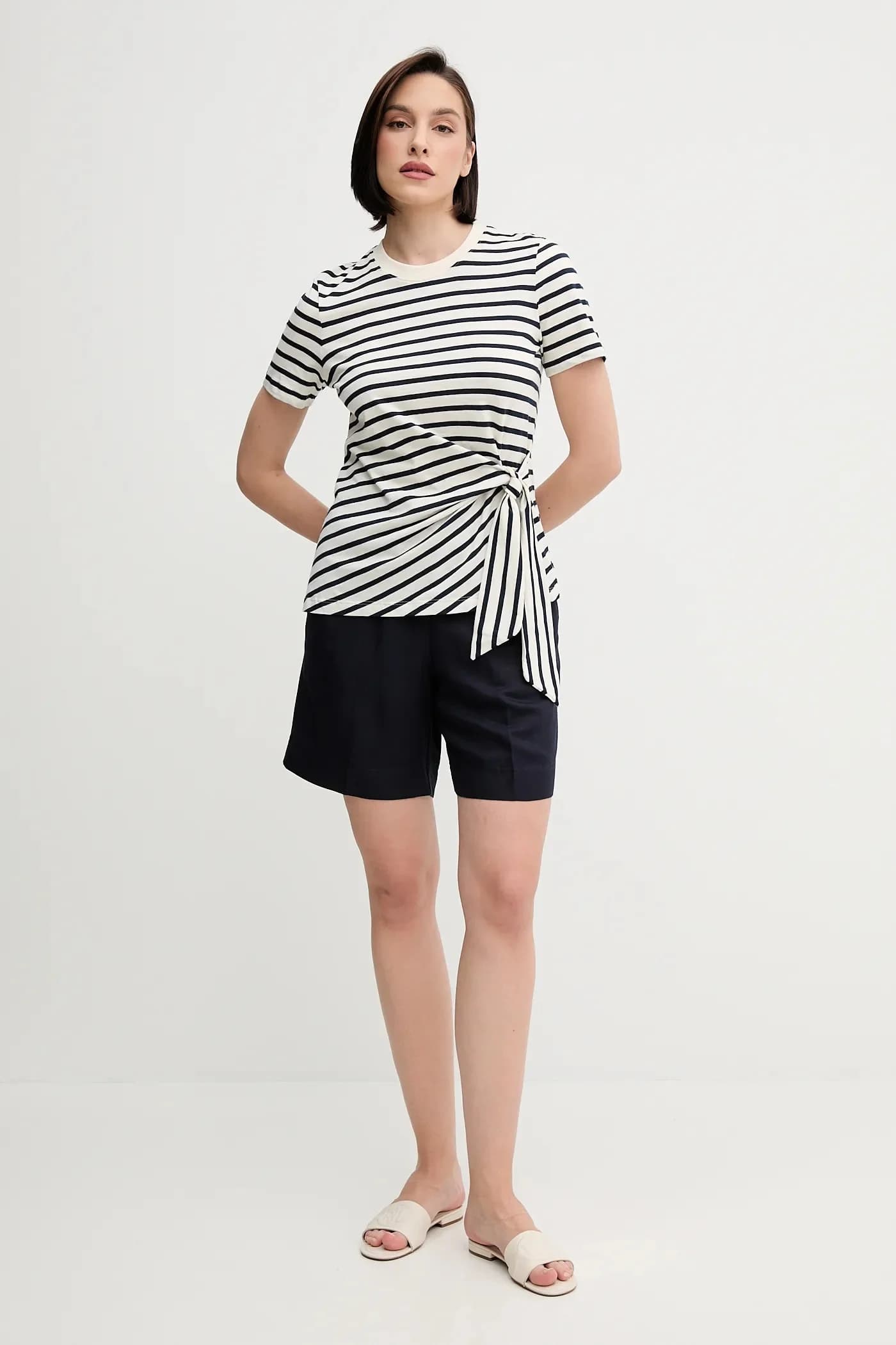 Льняные шорты - фото 2