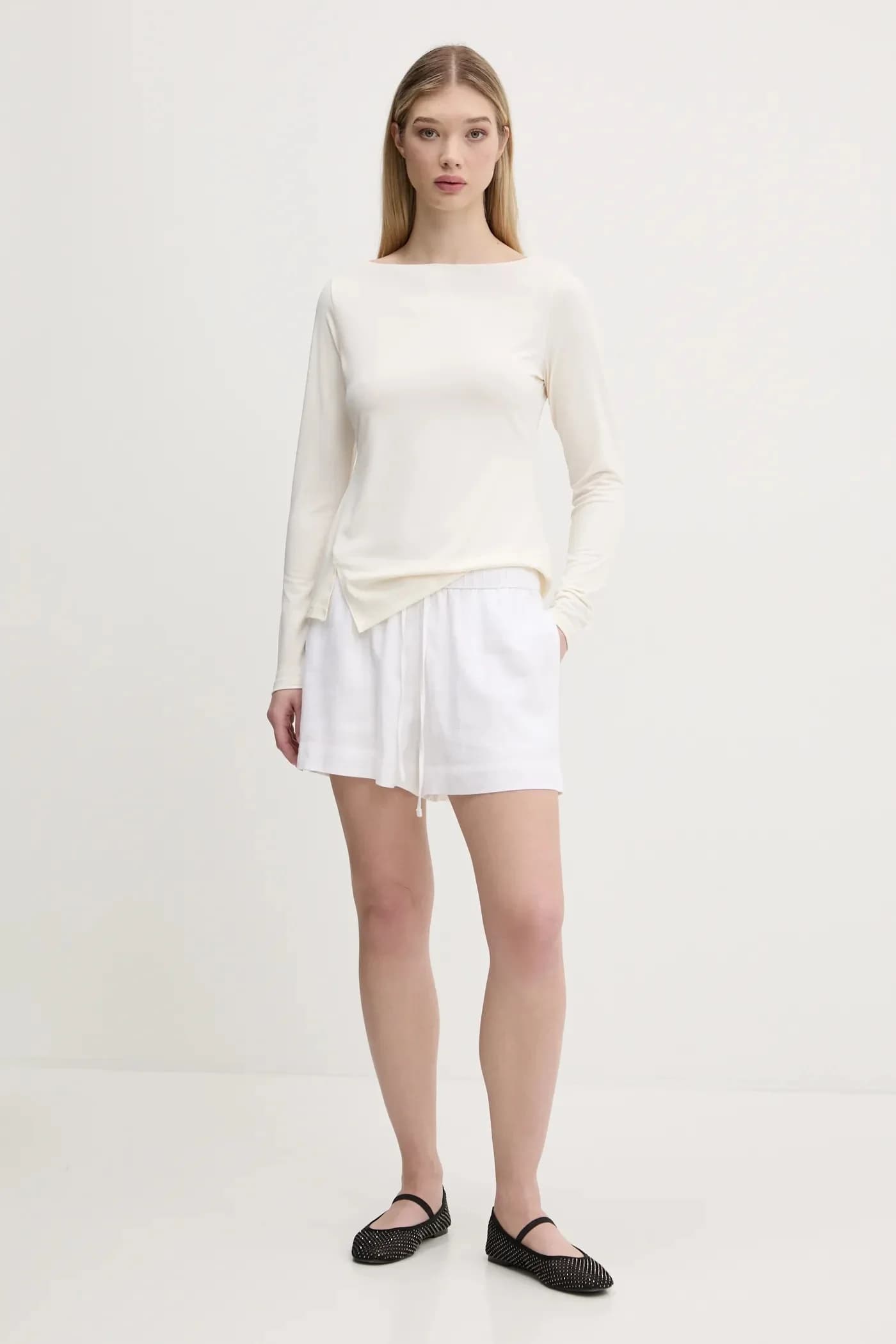 Льняные шорты - фото 2