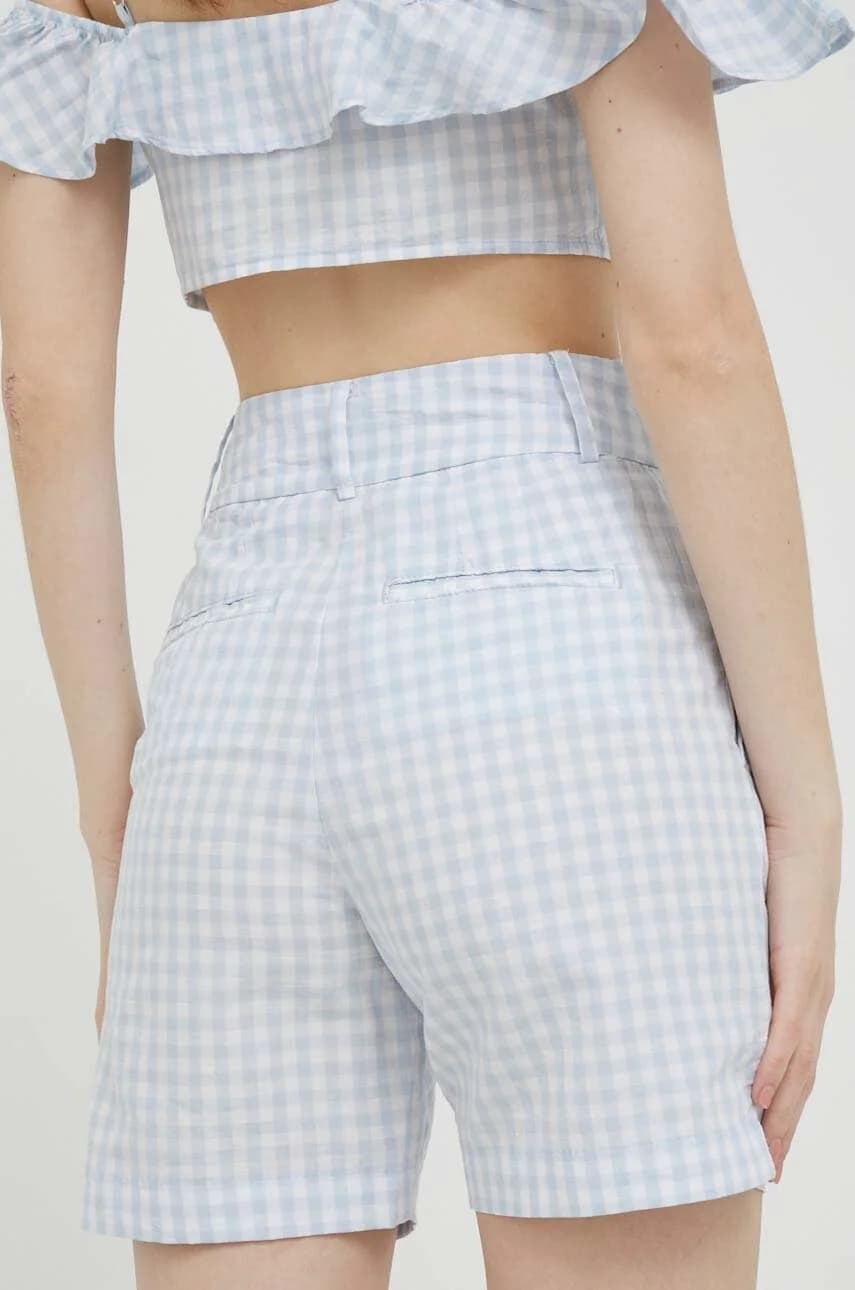 Шорты из смесового льна - фото 3