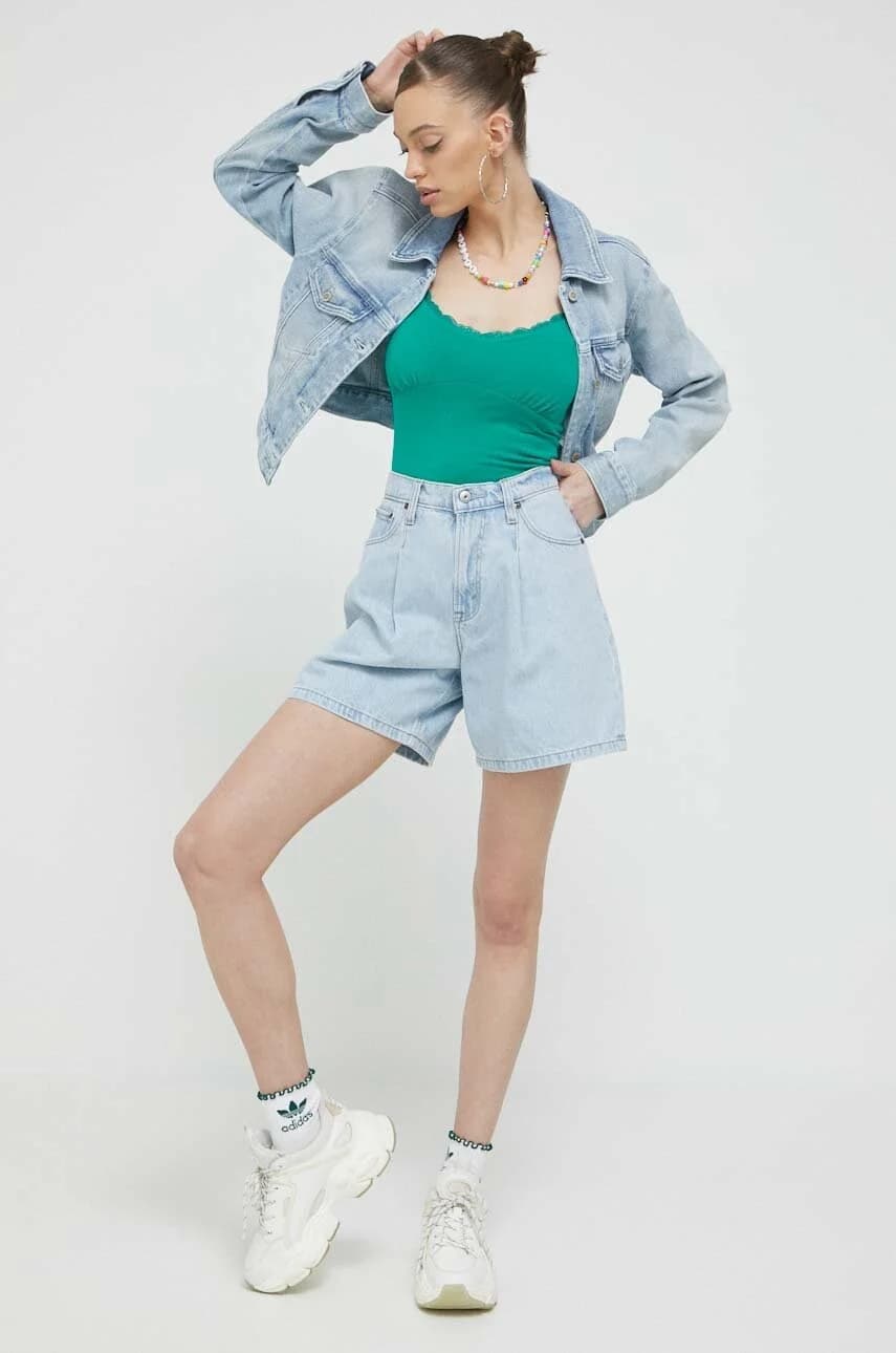 Джинсовые шорты - фото 2